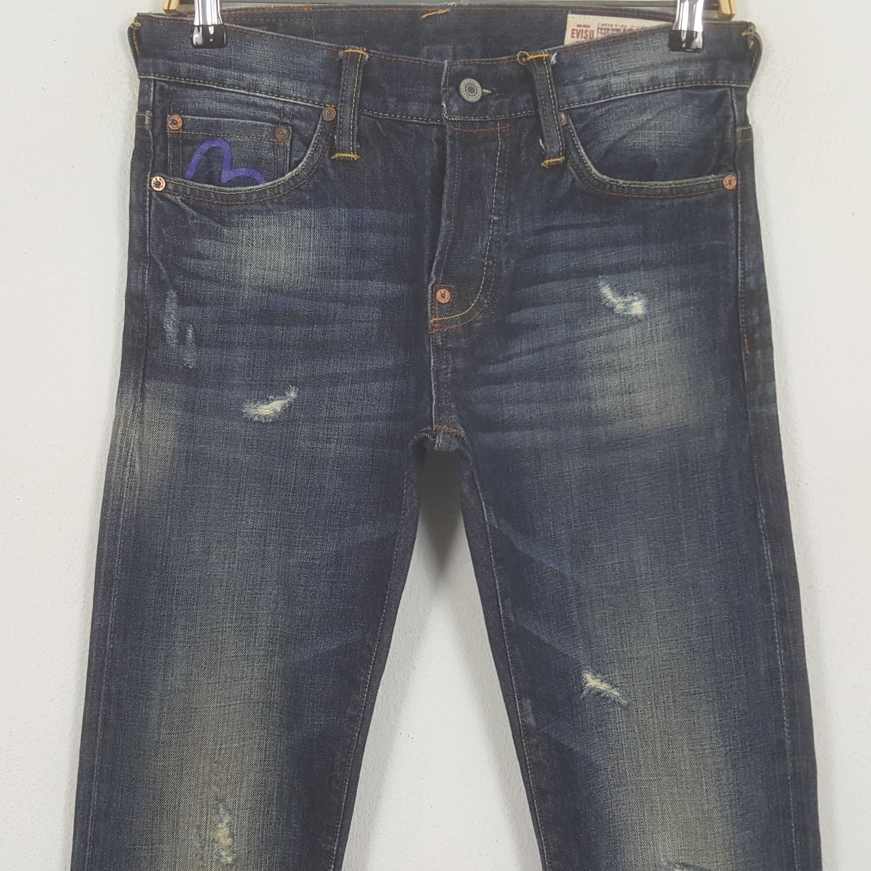 Evisu Evisu Japan No 3 Selvedge Custom Art Daicock Denim Jeans Size US 30 / EU 46 - 5 Thumbnail