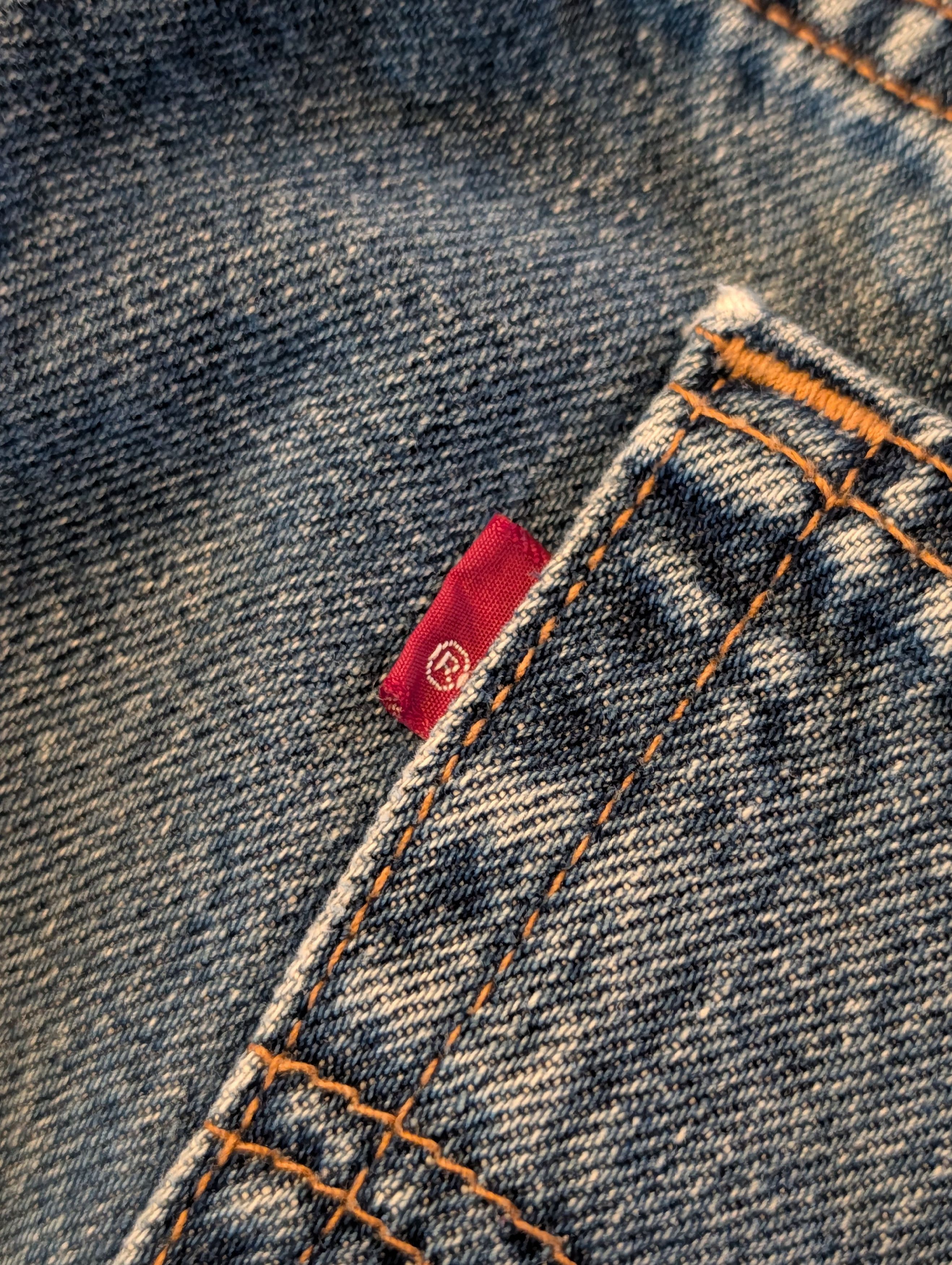 Levi's Vintage 90s Levi's 550 34x25 Men's Relaxed Fit Jeans (READ) Size US 34 / EU 50 - 3 Thumbnail