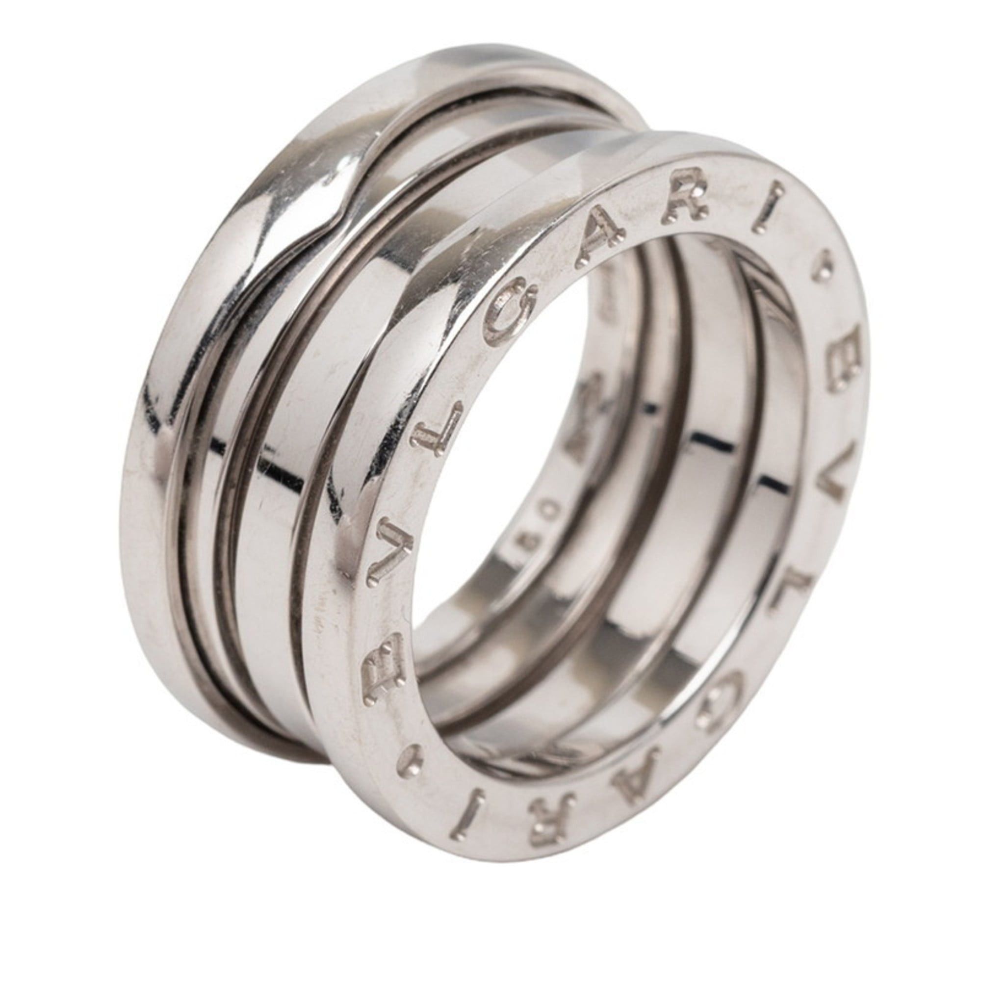 Bvlgari BVLGARI B-zero1 Ring #50 18KWG White Gold Women's Size ONE SIZE - 1 Thumbnail