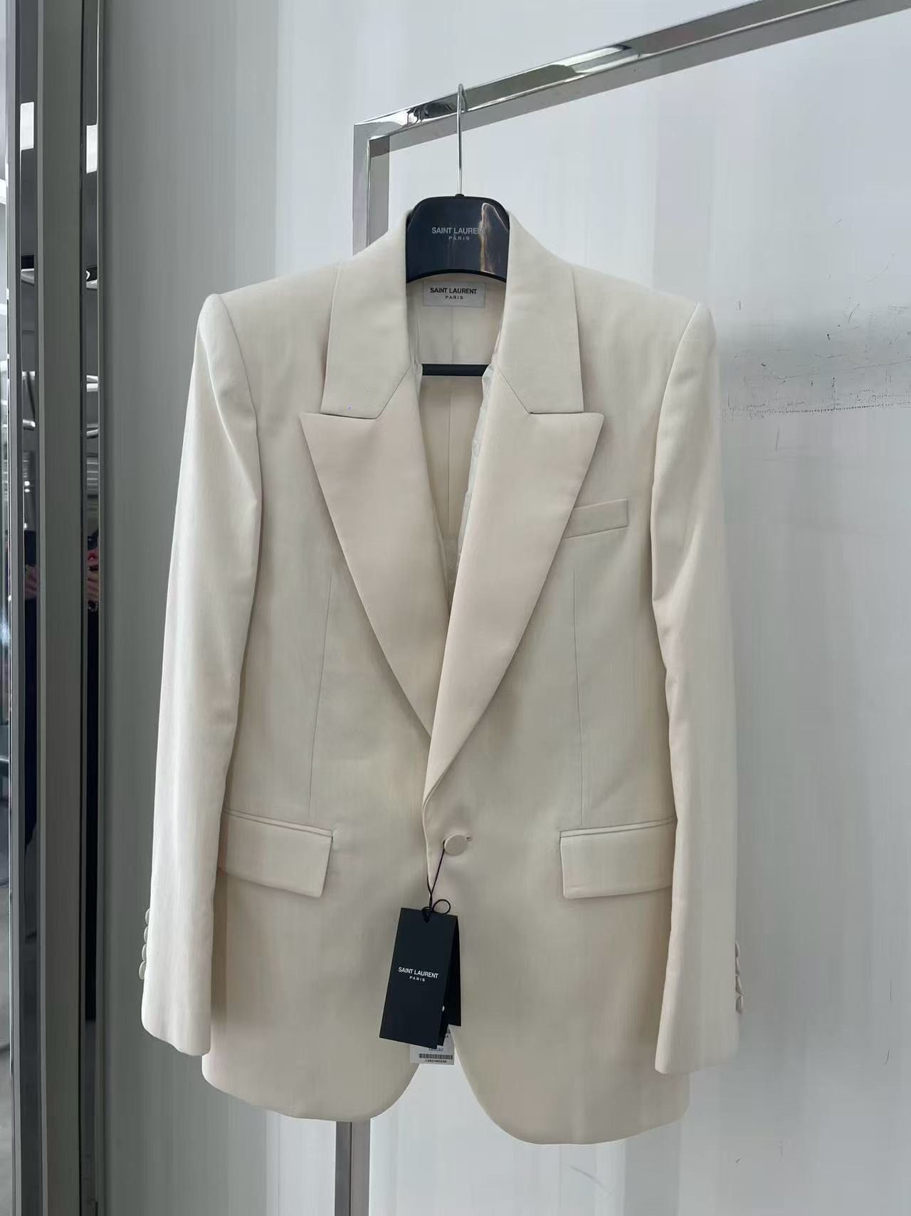 Saint Laurent Paris Saint Laurent Single-Button Blazer Size US S / EU 44-46 / 1 - 1 Thumbnail