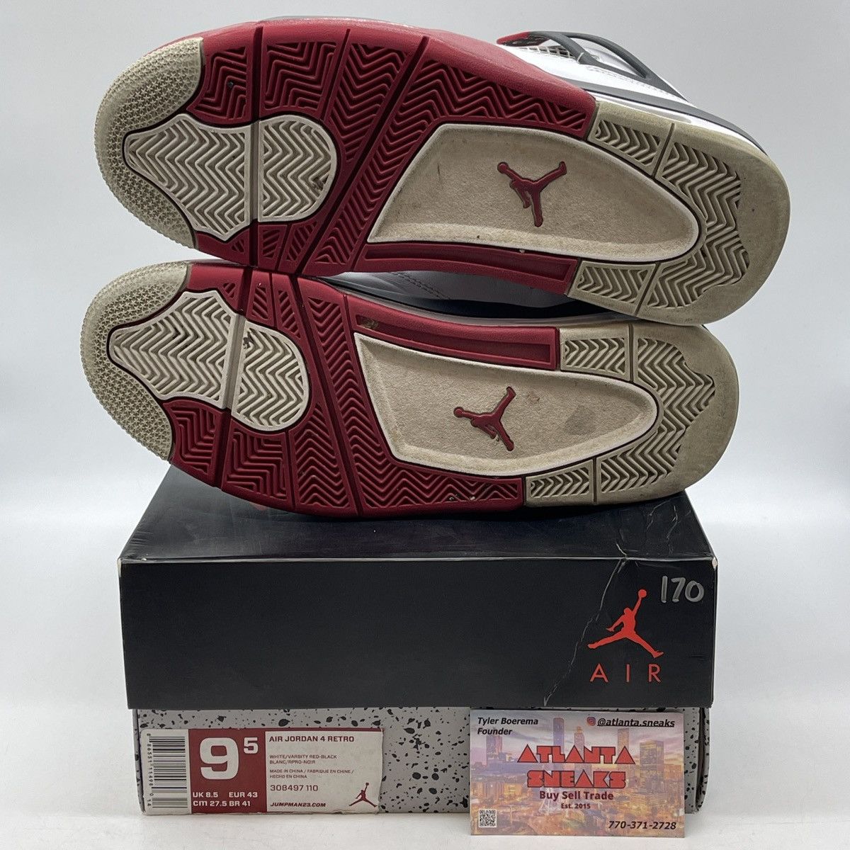 Jordan Brand Air Jordan 4 fire red Size US 9.5 / EU 42-43 - 7 Thumbnail