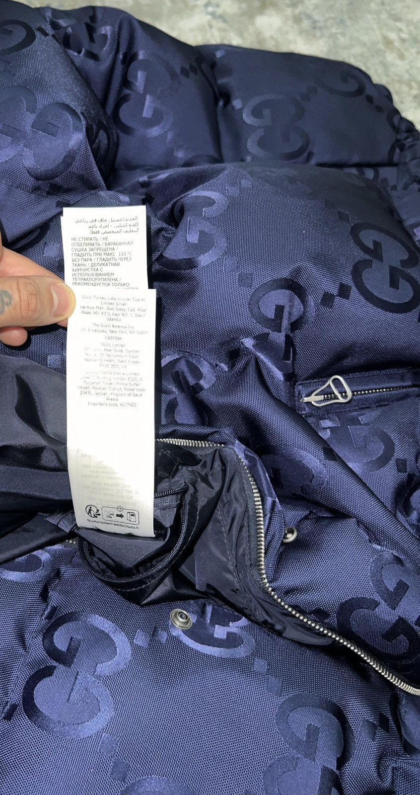 Gucci Gucci jumbo logo jacket 54 Size US L / EU 52-54 / 3 - 12 Thumbnail