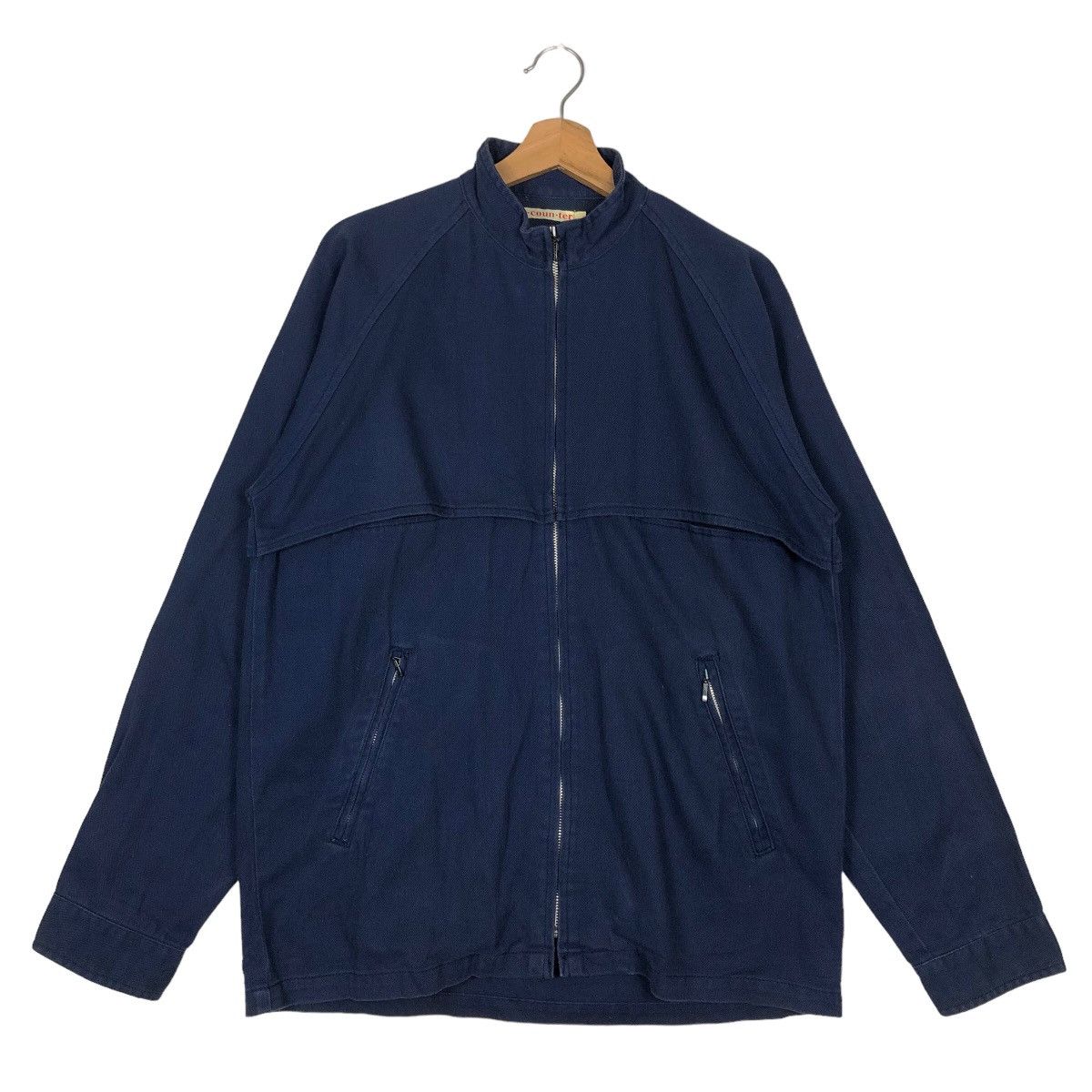 Japanese Brand 🔥90’s Bomber Jacket En.Coun.Ter Japan Issey Miyake Size US L / EU 52-54 / 3 - 1 Thumbnail
