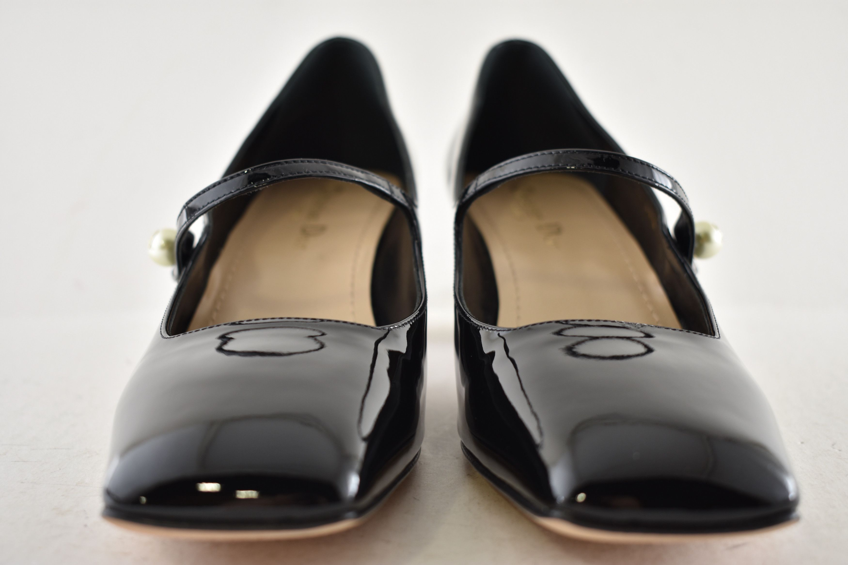 Dior Dior Jolie Patent Maryjane Pearl Strap Heel Pump 39.5 Size US 9.5 / IT 39.5 - 12 Thumbnail
