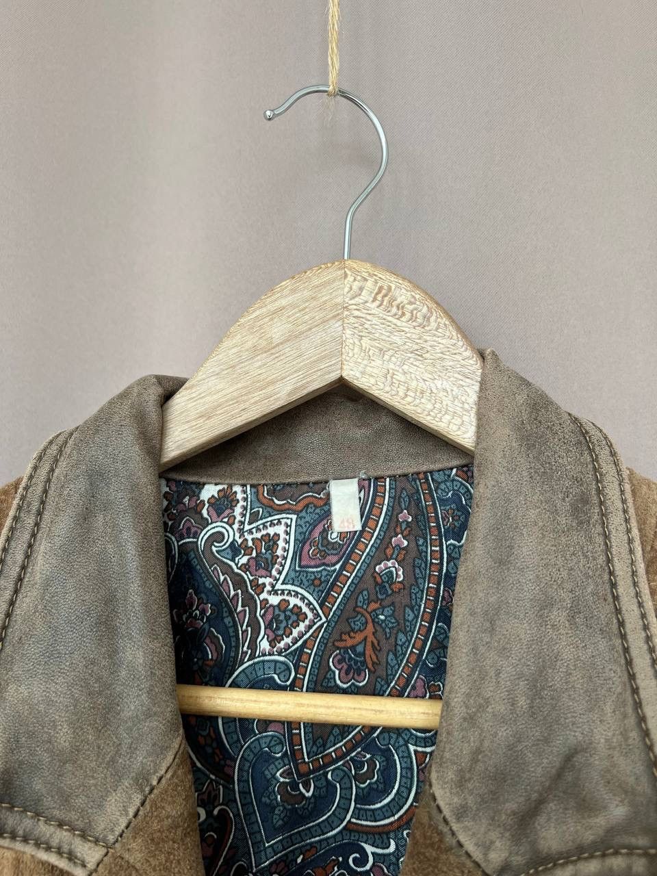 Other Spanish Genuine Vintage Leather Jacket Mens Size 48 M Size US M / EU 48-50 / 2 - 11 Thumbnail
