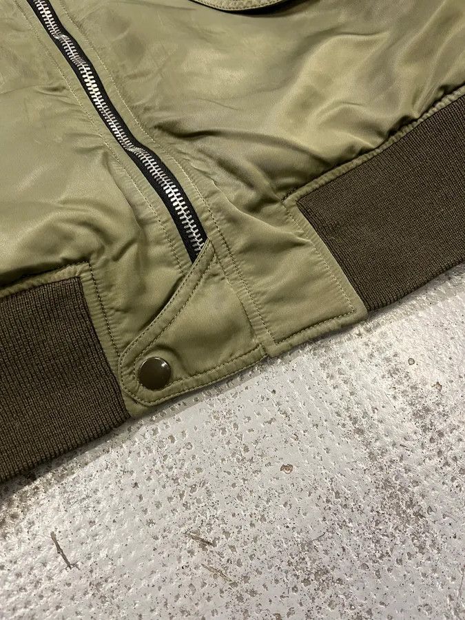 Saint Laurent Paris FW2013 Saint Laurent Khaki Nylon Cargo Bomber Jacket Size US S / EU 44-46 / 1 - 6 Thumbnail