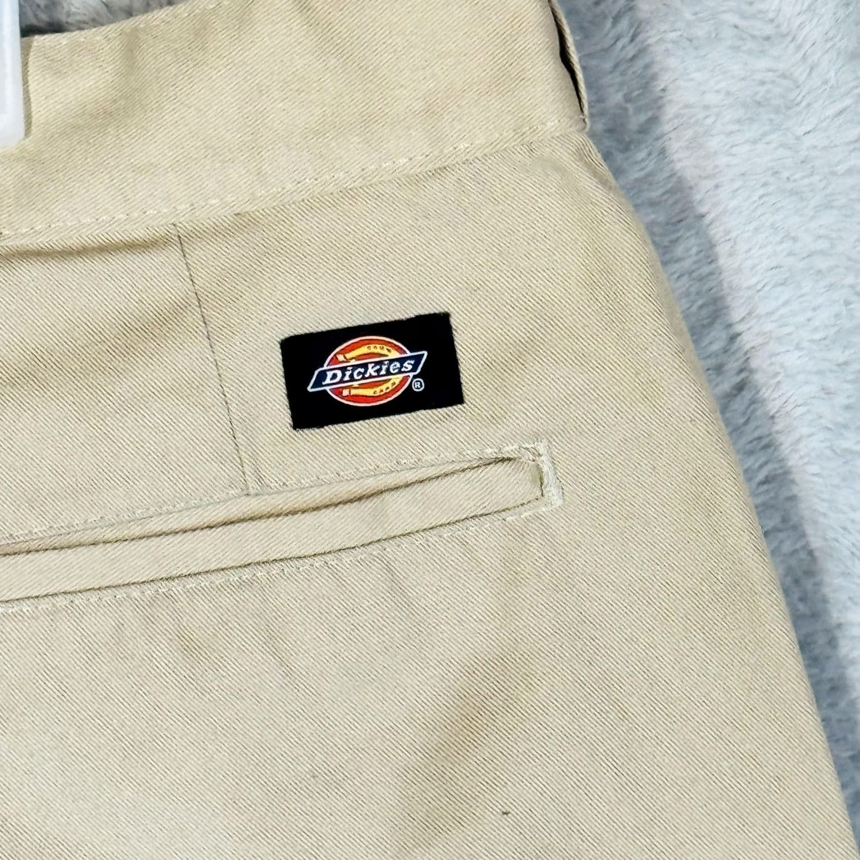 Dickies Dickies Shorts Mens 40 Beige Cargo Canvas 12 Inseam Pockets Regular Fit Stretch Zip Fly Alan Cargo Pocket Workwear Casual Size US 40 / EU 56 - 7 Thumbnail