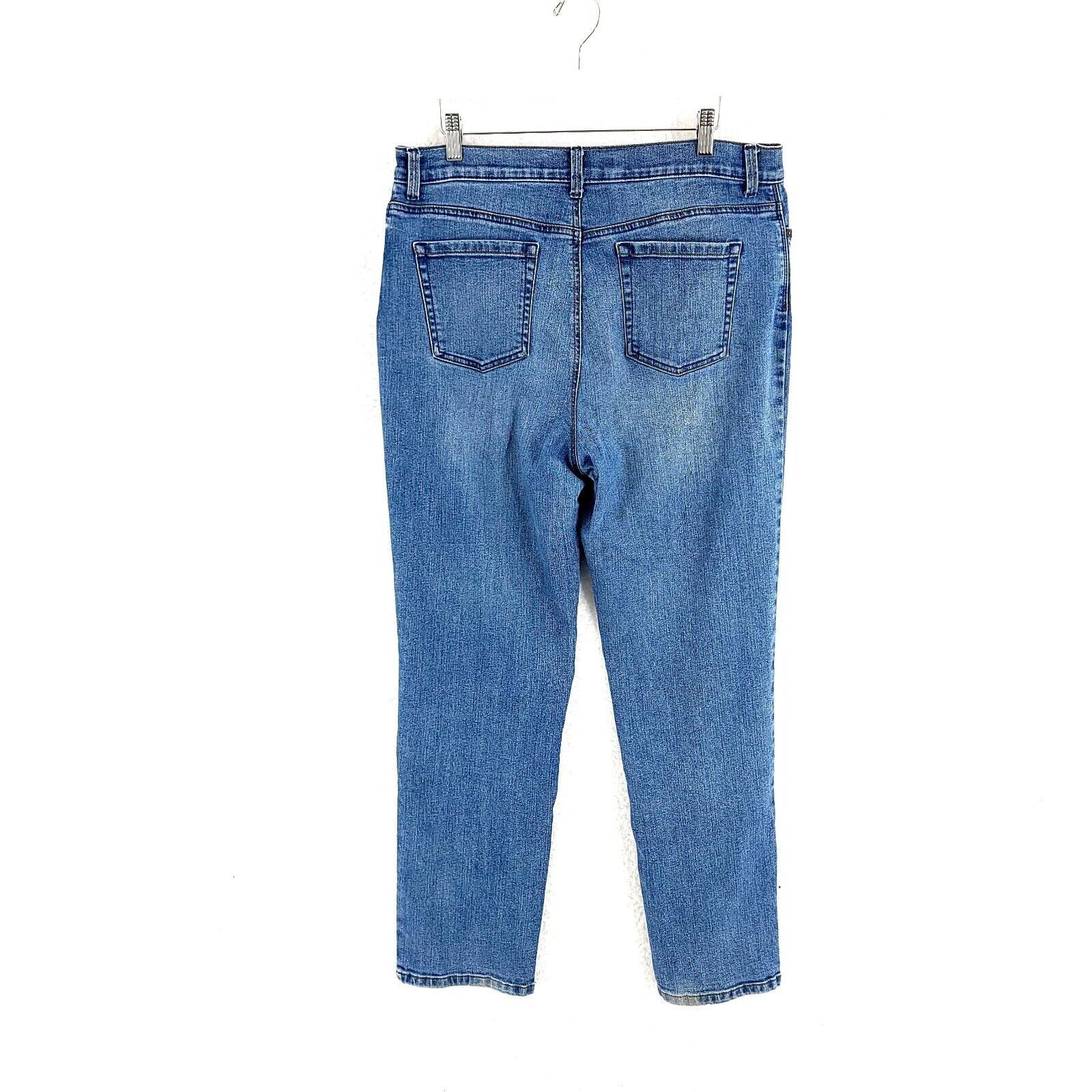 Gloria Vanderbilt Gloria Vanderbilt Amanda Denim Blue High Rise Jeans Size 12 Size 34" / US 12 / IT 48 - 3 Thumbnail
