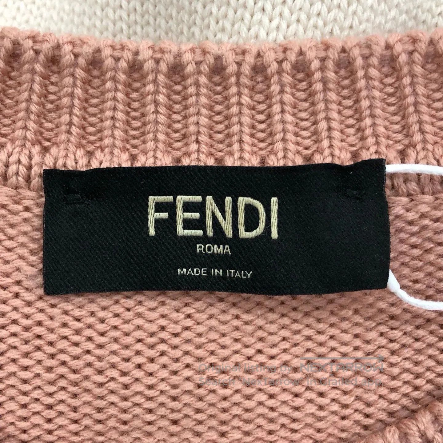 Fendi fendi logo knit sweater with color block design. Size US M / EU 48-50 / 2 - 3 Thumbnail