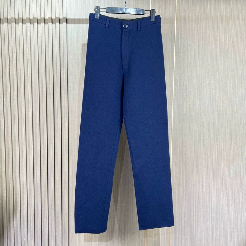 Balenciaga Balenciaga Navy Cashmere Casual Trousers Size US 28 / EU 44 - 1 Thumbnail