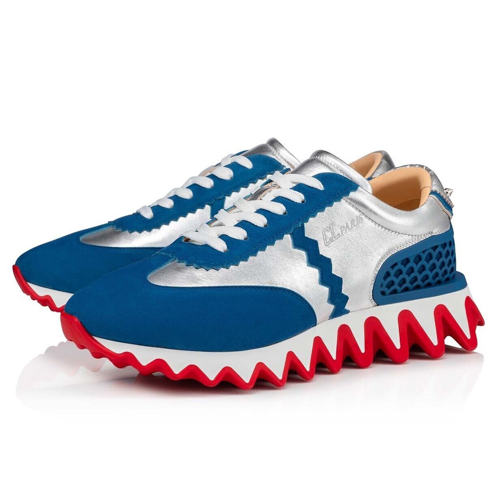 Christian Louboutin Christian Louboutin Loubishark Ludwig Low Top Sneaker Size US 11.5 / EU 44-45 - 1 Thumbnail