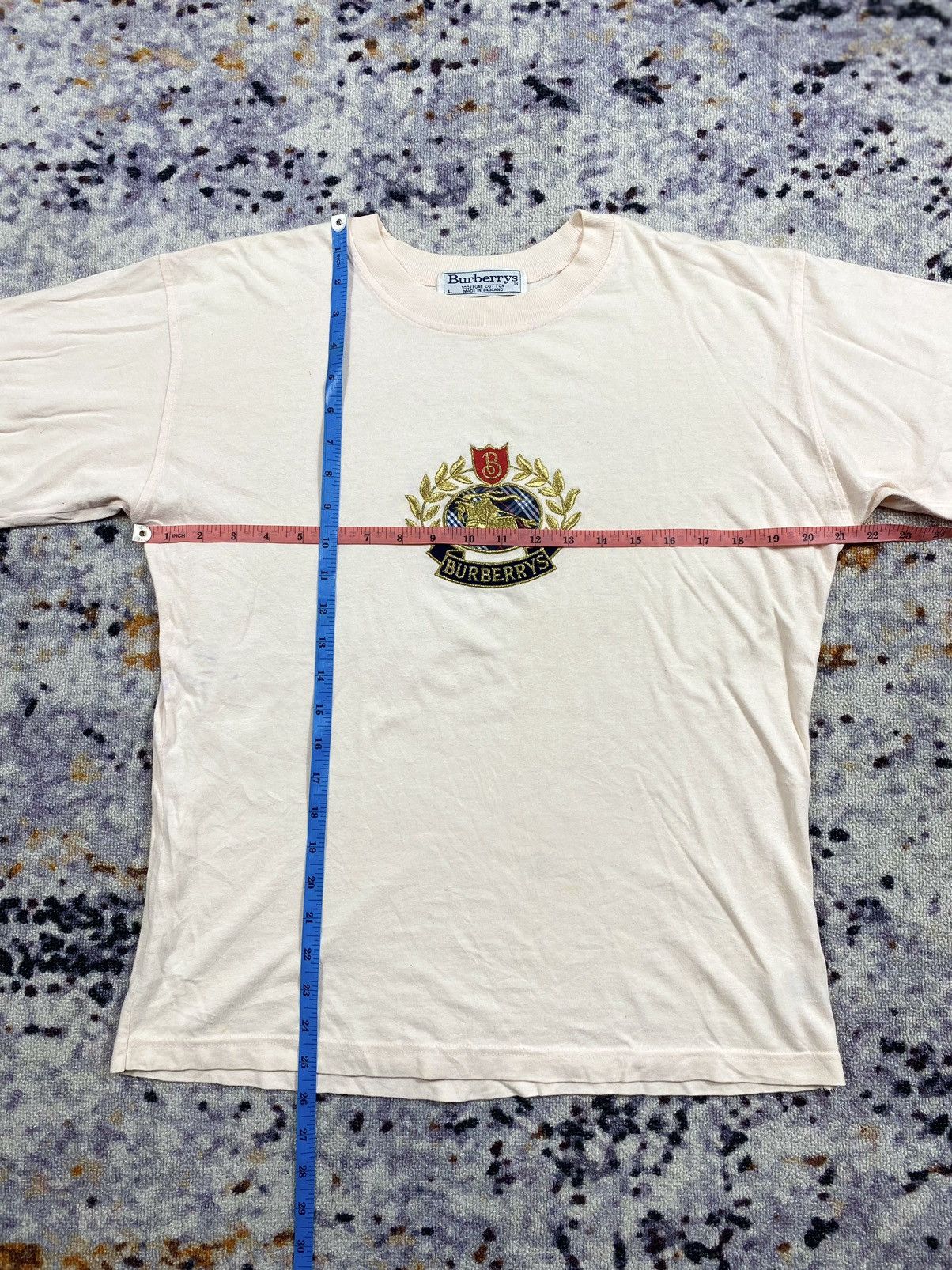 Burberry × Burberry Prorsum × Vintage Vintage Burberrys Big Logo shirt Y2k Style Size US L / EU 52-54 / 3 - 8 Thumbnail