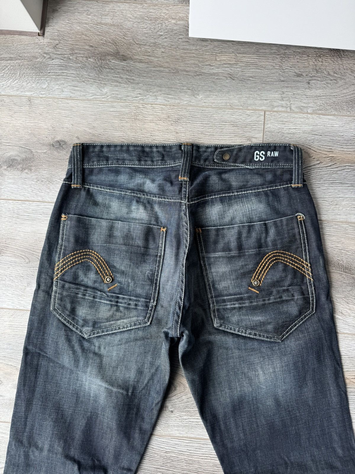 G-Star G Star Raw Straight Fit Men's Jeans Size US 32 / EU 48 - 2 Thumbnail