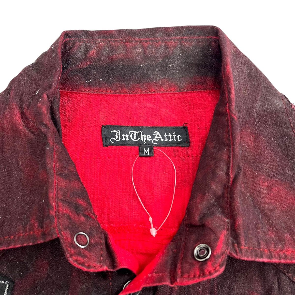 If Six Was Nine × In The Attic × Le Grande Bleu (L.G.B.) In The Attic like H Anarchy Lgb Distressed Bone Button Shirt Size US M / EU 48-50 / 2 - 5 Thumbnail