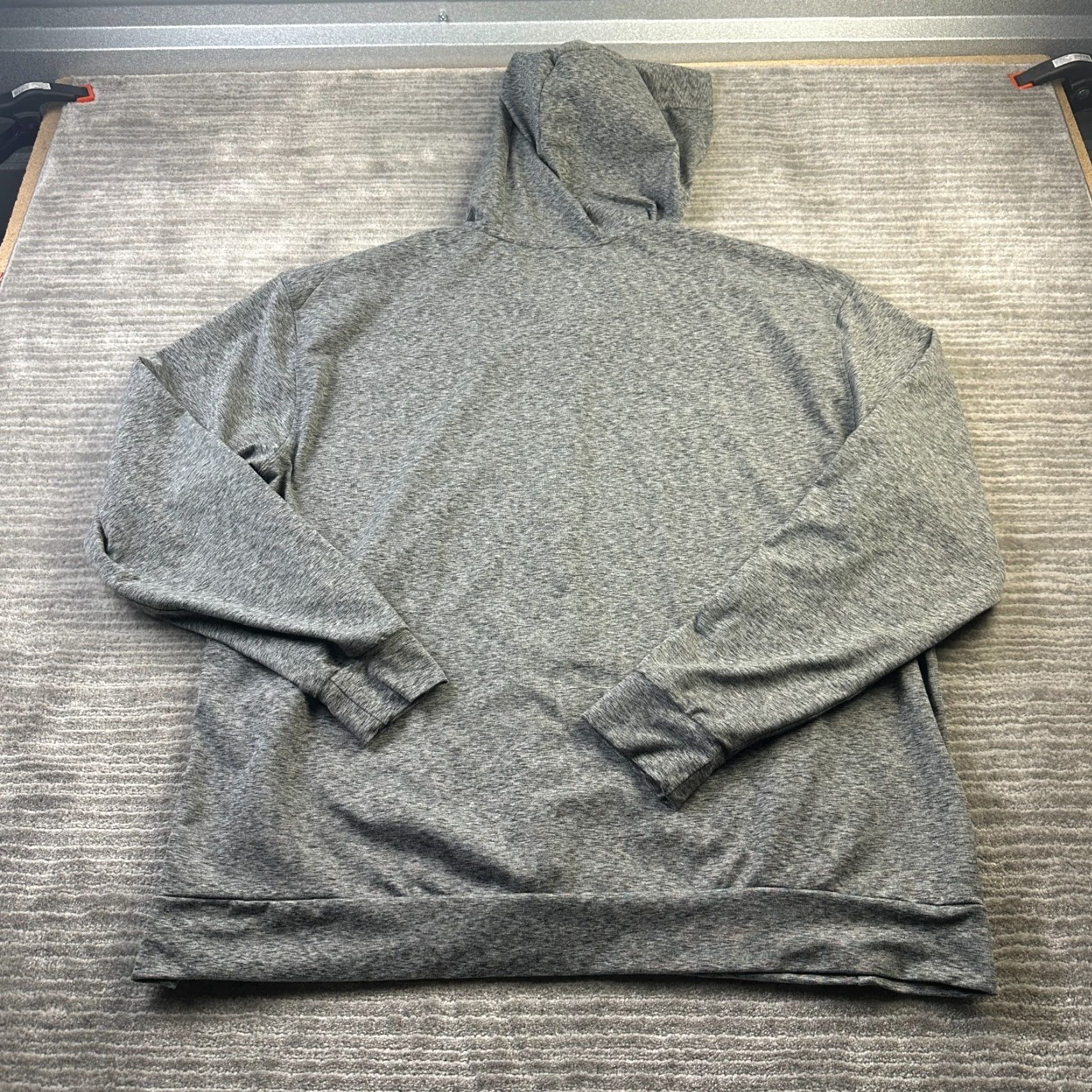 Nike Nike Jacket Mens 2XL Gray Full Zip Gym Training Performance Stretch Polo Collared Button-Down Embroidered Logo 2XL Mens Adidas? Wait no. Size US XXL / EU 58 / 5 - 2 Thumbnail