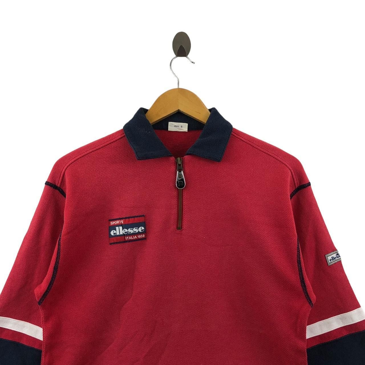 Ellesse Vintage ELLESSE ITALIA Half Zipper Sweatshirt Sweater Size S / US 4 / IT 40 - 3 Thumbnail