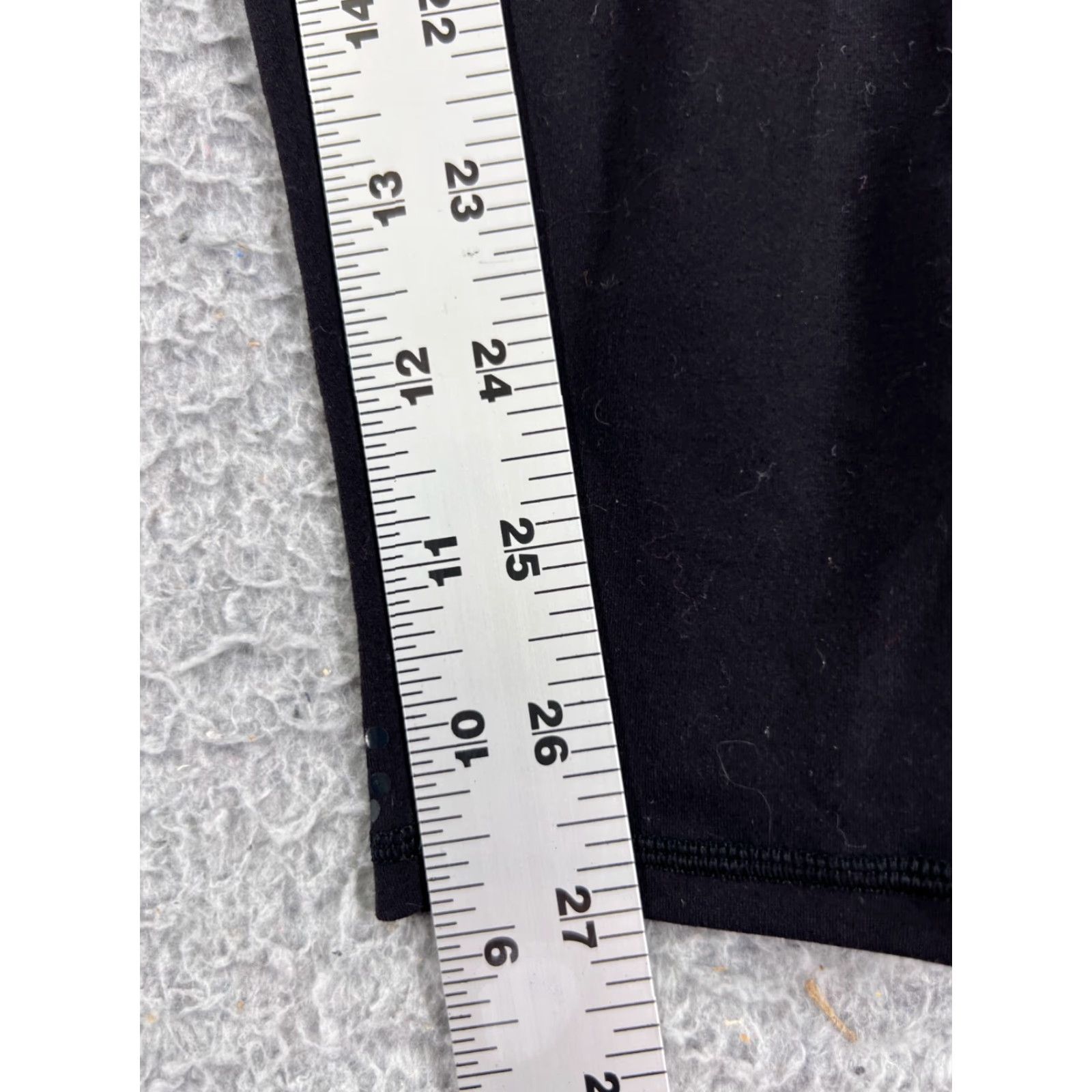 Lululemon Lululemon Wunder Under Pants Womens 12 Black Plank To Pike Everlux Yoga 28" Zip Pocket Size 34" / US 12 / IT 48 - 6 Thumbnail