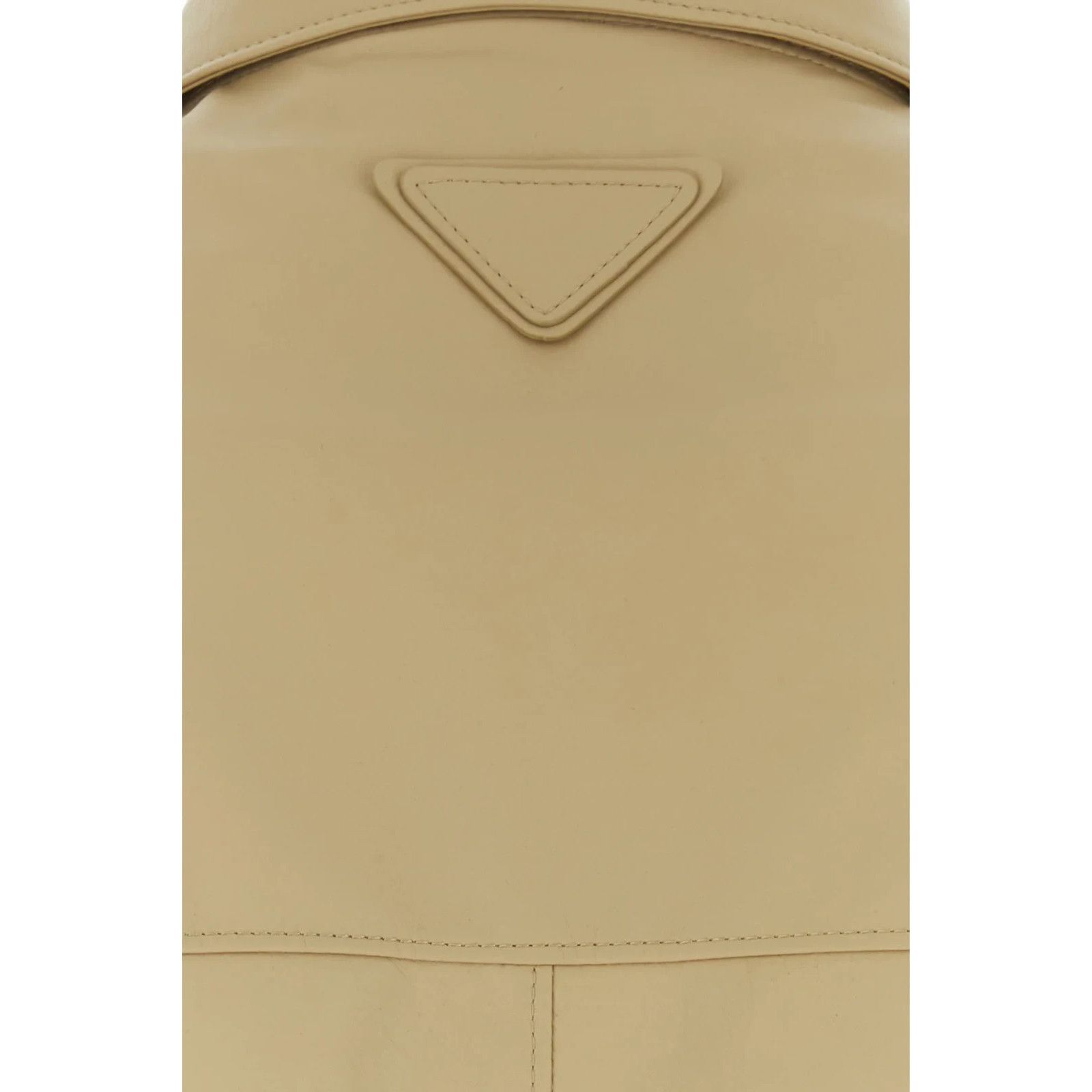 Prada PRADA Beige Leather Shirt New & Authentic (Men's size:50;) Size US M / EU 48-50 / 2 - 5 Thumbnail