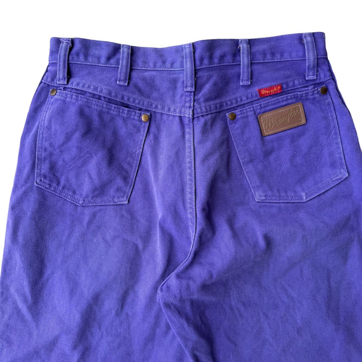 Vintage × Wrangler 90s WRANGLER STRAIGHT LEG PURPLE WASHED JEANS PANTS VINTAGE Size US 32 / EU 48 - 6 Thumbnail