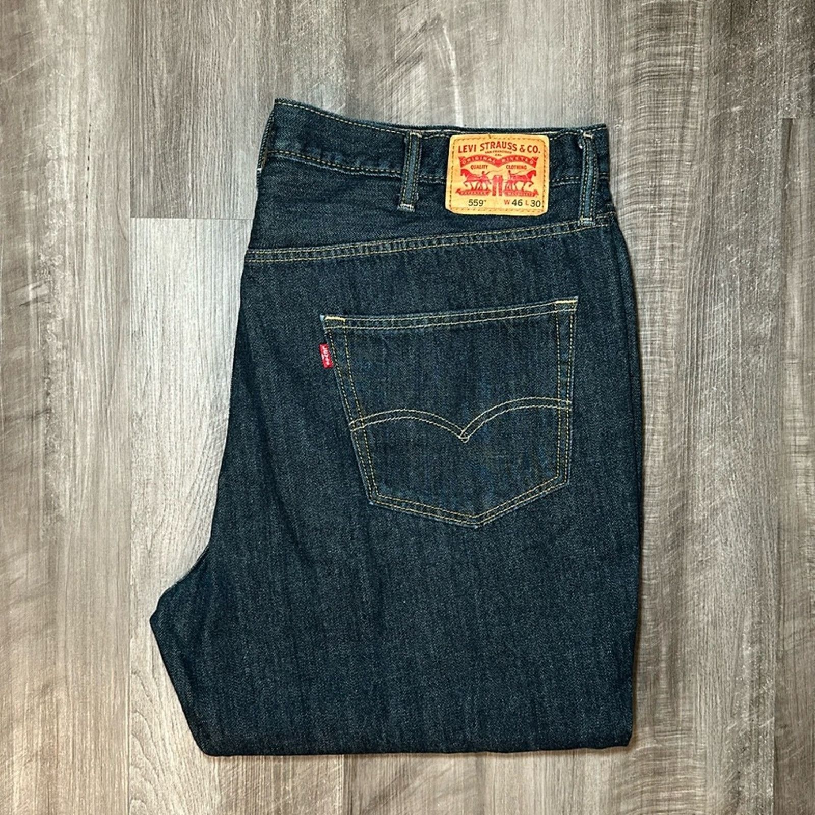 Levi's Levi’s 559 Relaxed Straight Jeans - 46x23 (Altered Length) Size US 44 / EU 60 - 1 Thumbnail