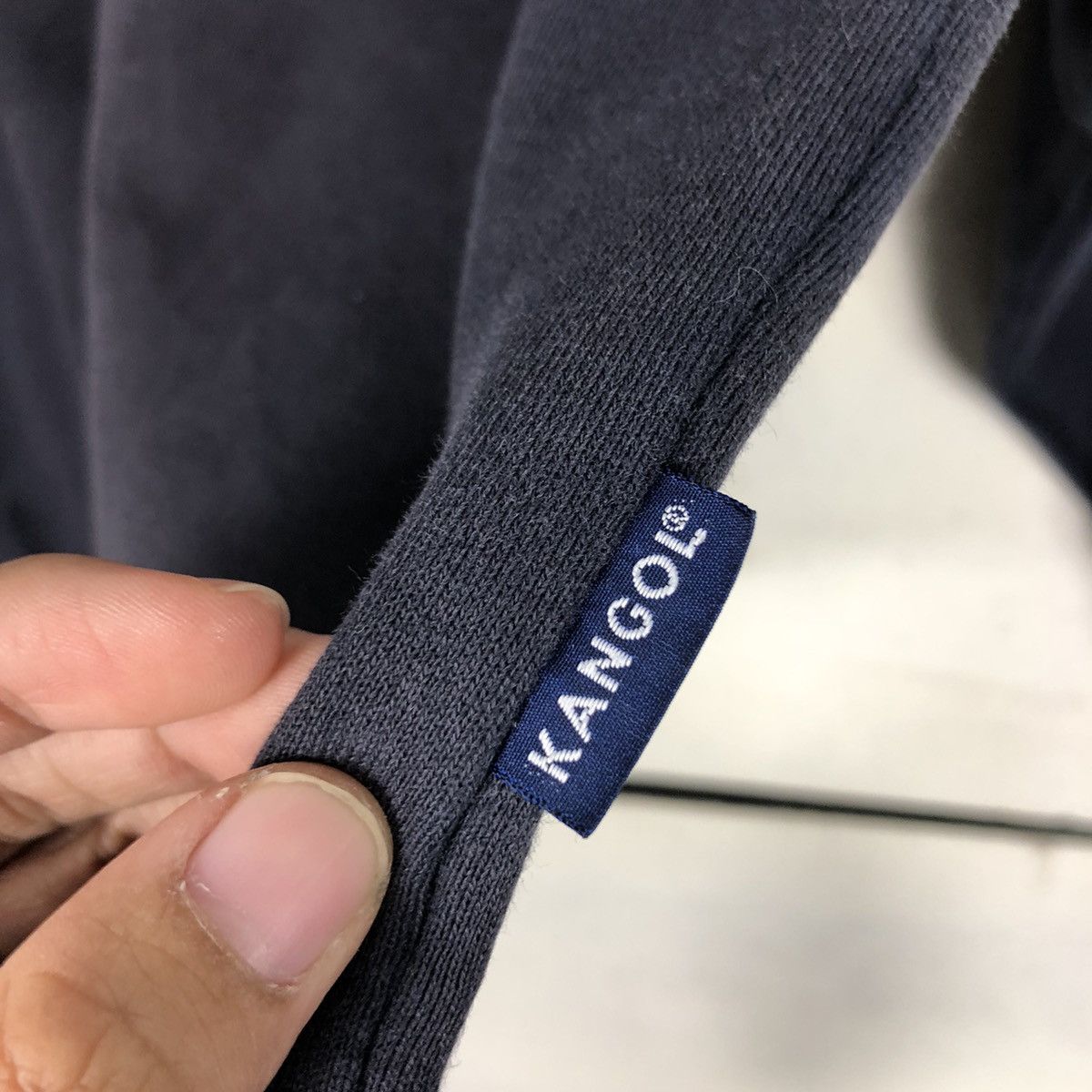 Kangol 📌Vintage Half Zipper Collage Sweatshirt Kangol Size US L / EU 52-54 / 3 - 13 Thumbnail