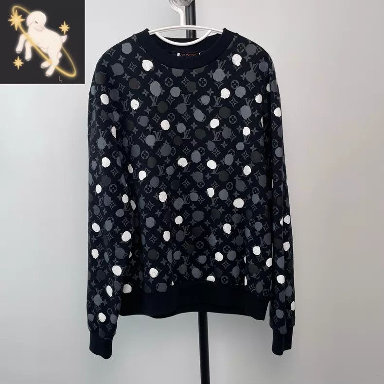 Louis Vuitton Louis Vuitton Yayoi Kusama Black Yayoi Kusama Hand-Painted Size US M / EU 48-50 / 2 - 1 Thumbnail