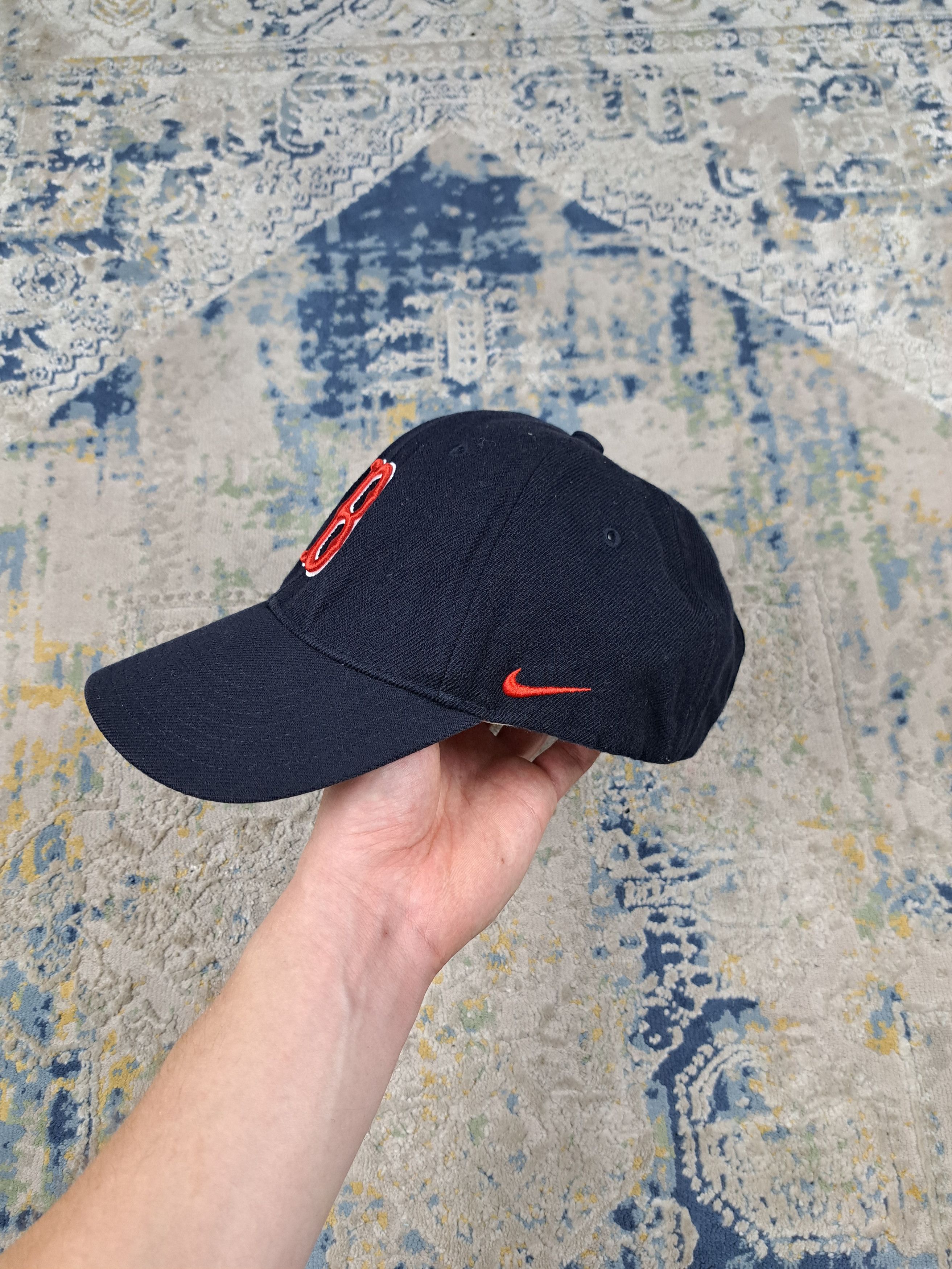 Nike Vintage 90s Nike x Boston Red Sox Baseball MLB Cap Hat Size ONE SIZE - 3 Thumbnail