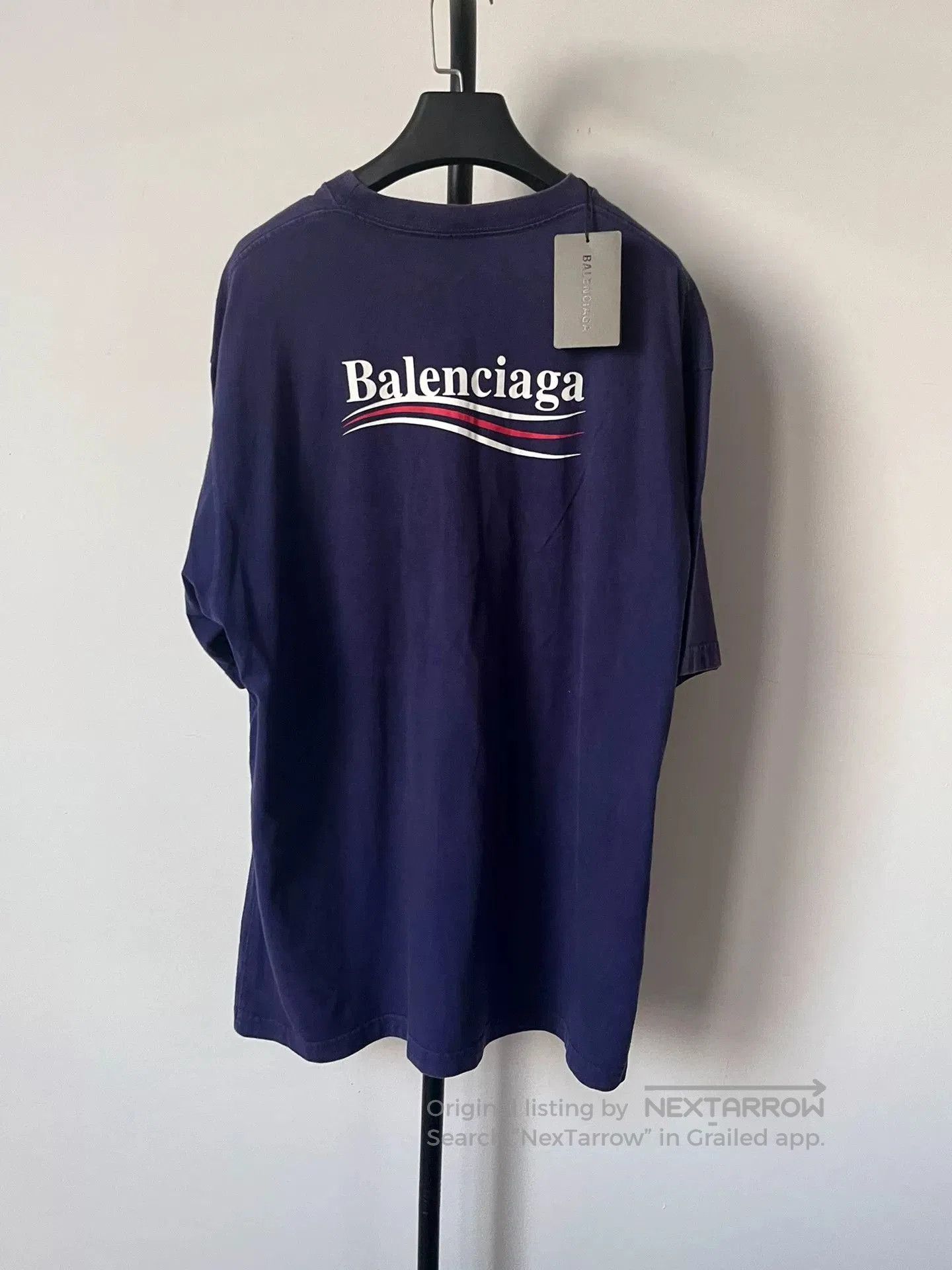 Balenciaga Balenciaga Logo Short Sleeve T. Size US S / EU 44-46 / 1 - 1 Thumbnail
