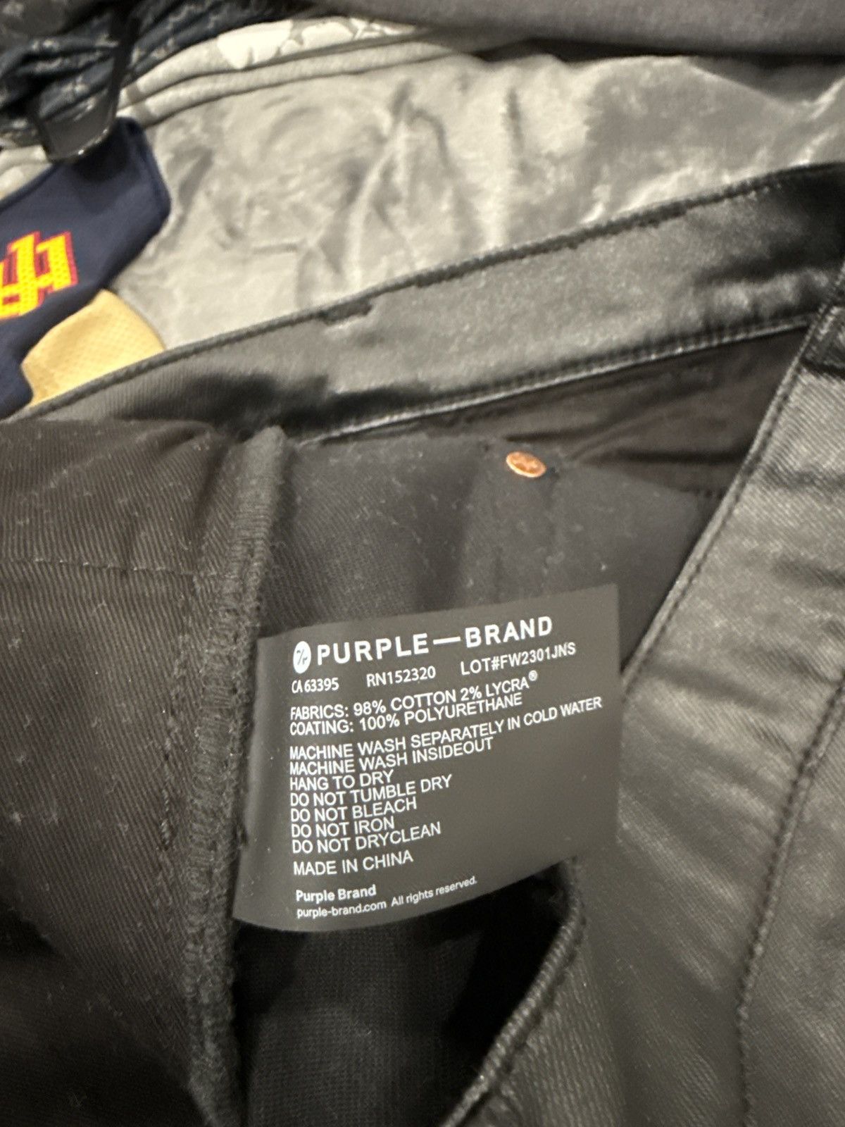 Purple Brand Purple Brand Coated Denim Jeans Size US 30 / EU 46 - 7 Thumbnail