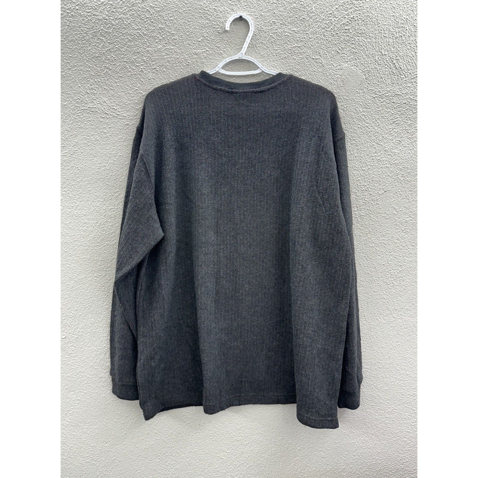 Farah Farah Sweater Mens Size L Gray Ribbed Long Sleeve Knit Pullover Casual Knitwear Fall Winter Free Shipping? Size US L / EU 52-54 / 3 - 7 Thumbnail