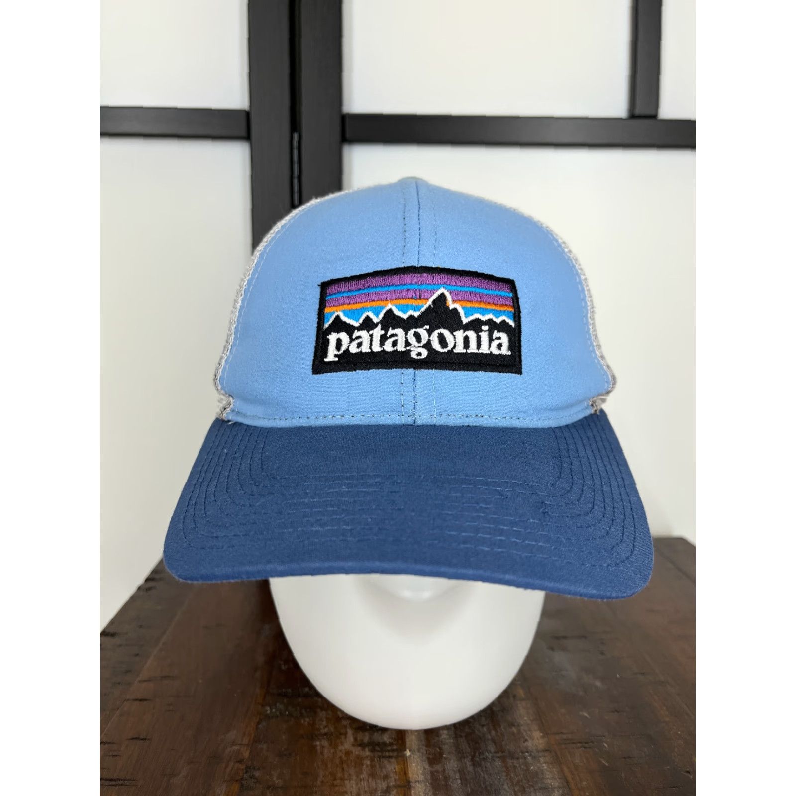 Patagonia Patagonia Hat Cap Snap Back Adult One Size Blue Embroidered Trucker Polyester Cap Hat One Size Blue Patagonia Trucker Hat Mens 90s Vintage Style? Size ONE SIZE - 2 Thumbnail