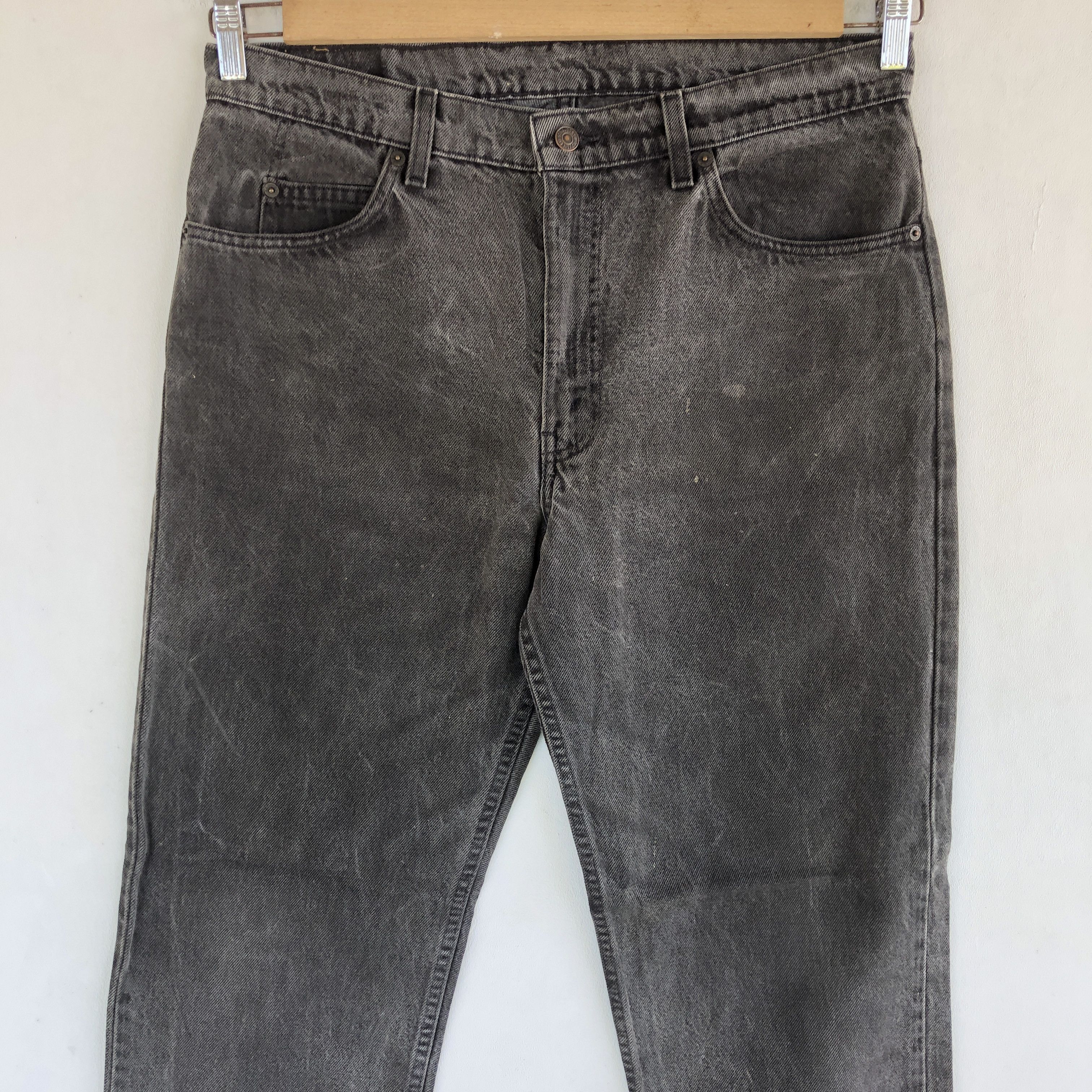 Levi's Vintage Levi's 604 Jeans Faded Black Orange Tab Denim Pants Size US 38 / EU 54 - 3 Thumbnail