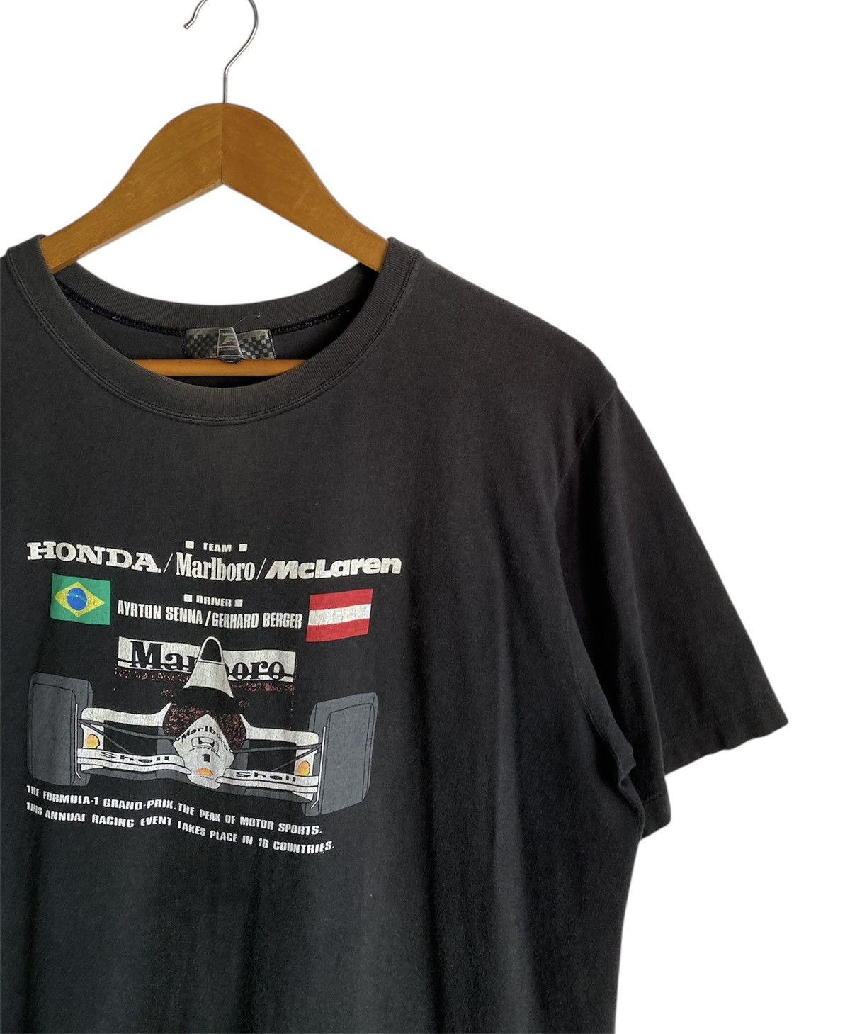 Vintage Rare🔥Vintage Honda F-1 Collection Shirt Big Logo Spell Out Size US L / EU 52-54 / 3 - 3 Thumbnail