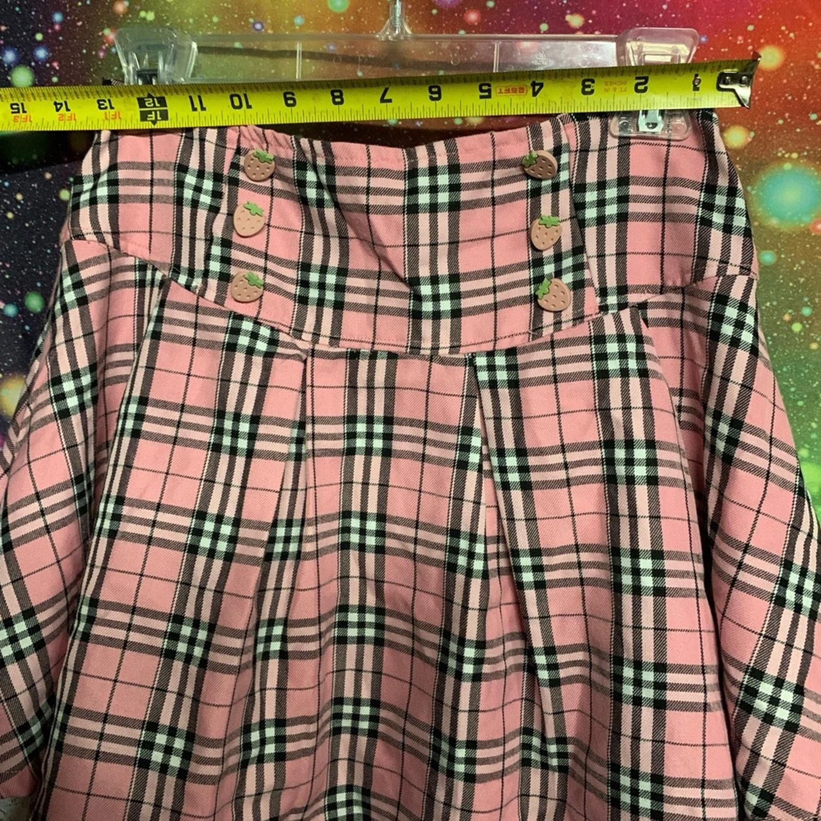 Hot Topic Hot Topic Pink Black Bubble Mini Skirt Size 28" / US 6 / IT 42 - 4 Thumbnail