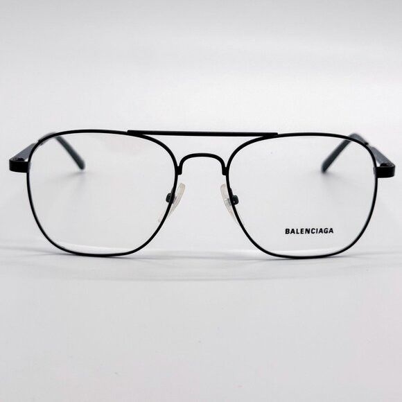 Balenciaga NEW BALENCIAGA EYEGLASSES BB0037O 001 BLACK UNISEX EYEWEAR Size ONE SIZE - 3 Thumbnail