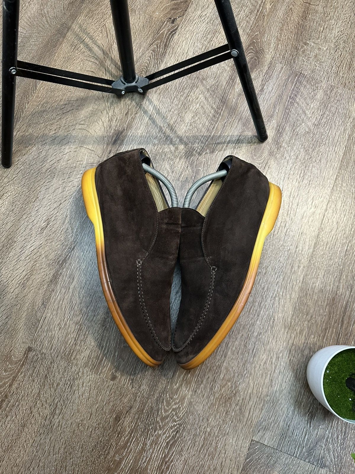 Loro Piana Loro Piana Open Walk Brown Suede Size US 10 / EU 43 - 4 Thumbnail