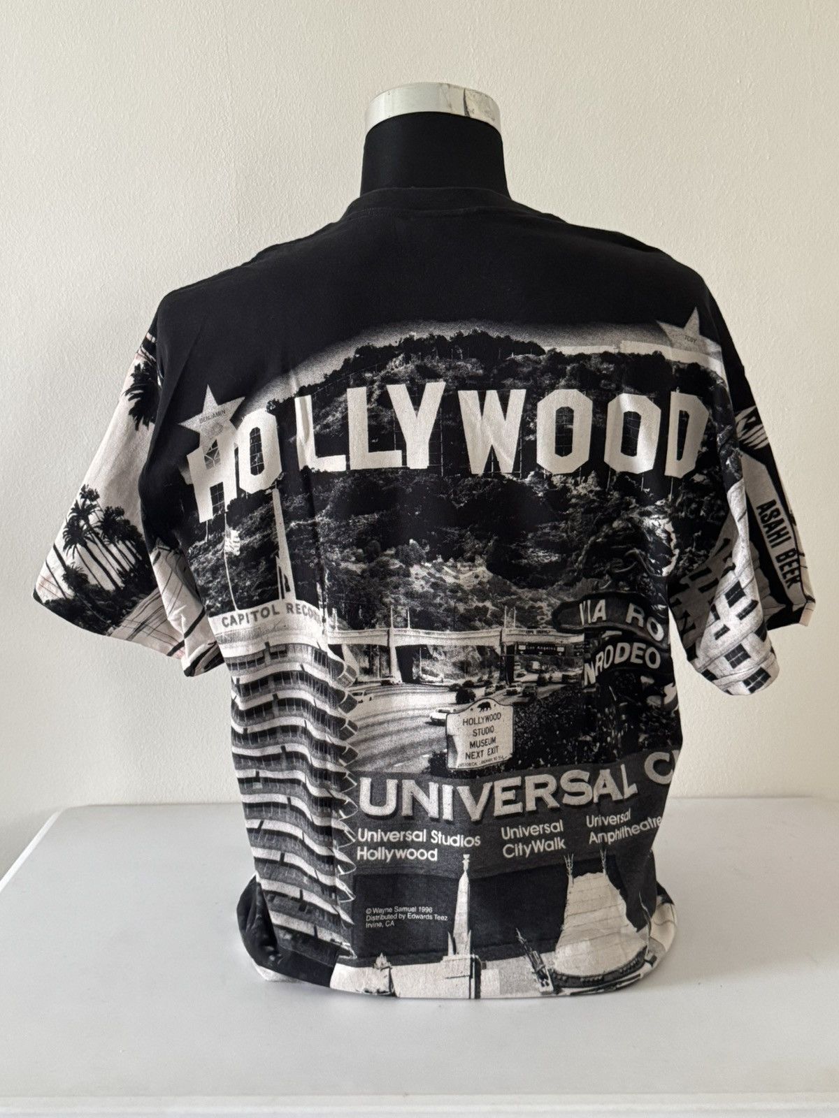 Vintage OVP Hollywood Tshirt Size US XL / EU 56 / 4 - 2 Thumbnail