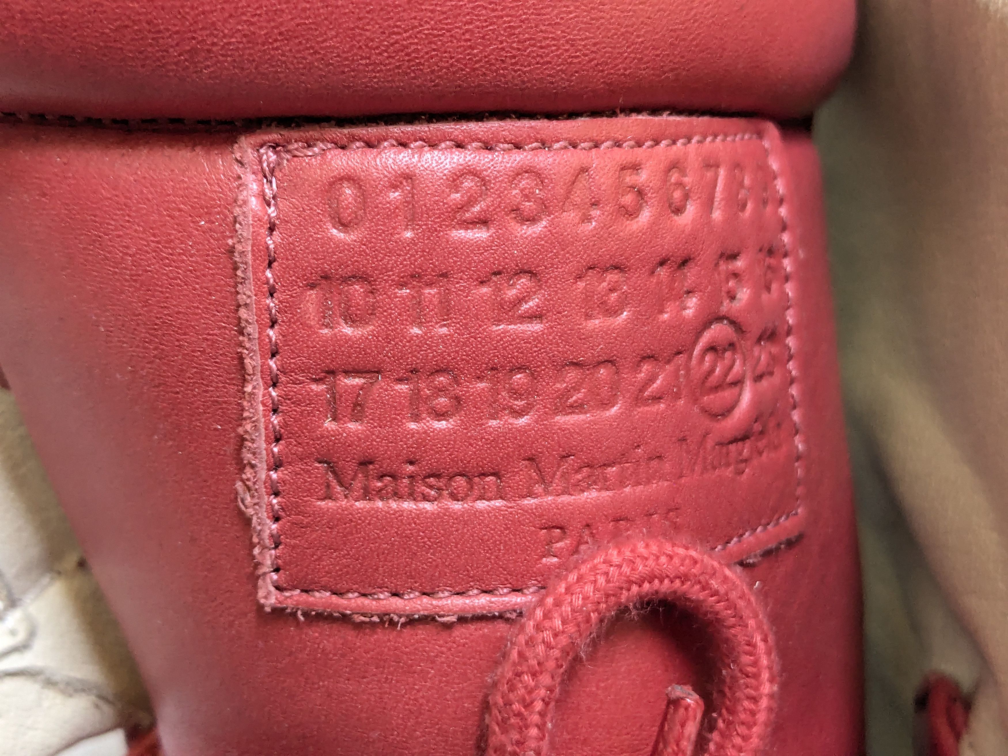 Maison Margiela Maison Margiela Future Sneakers Red 10 43 High Tops Leather Size US 10 / EU 43 - 8 Thumbnail