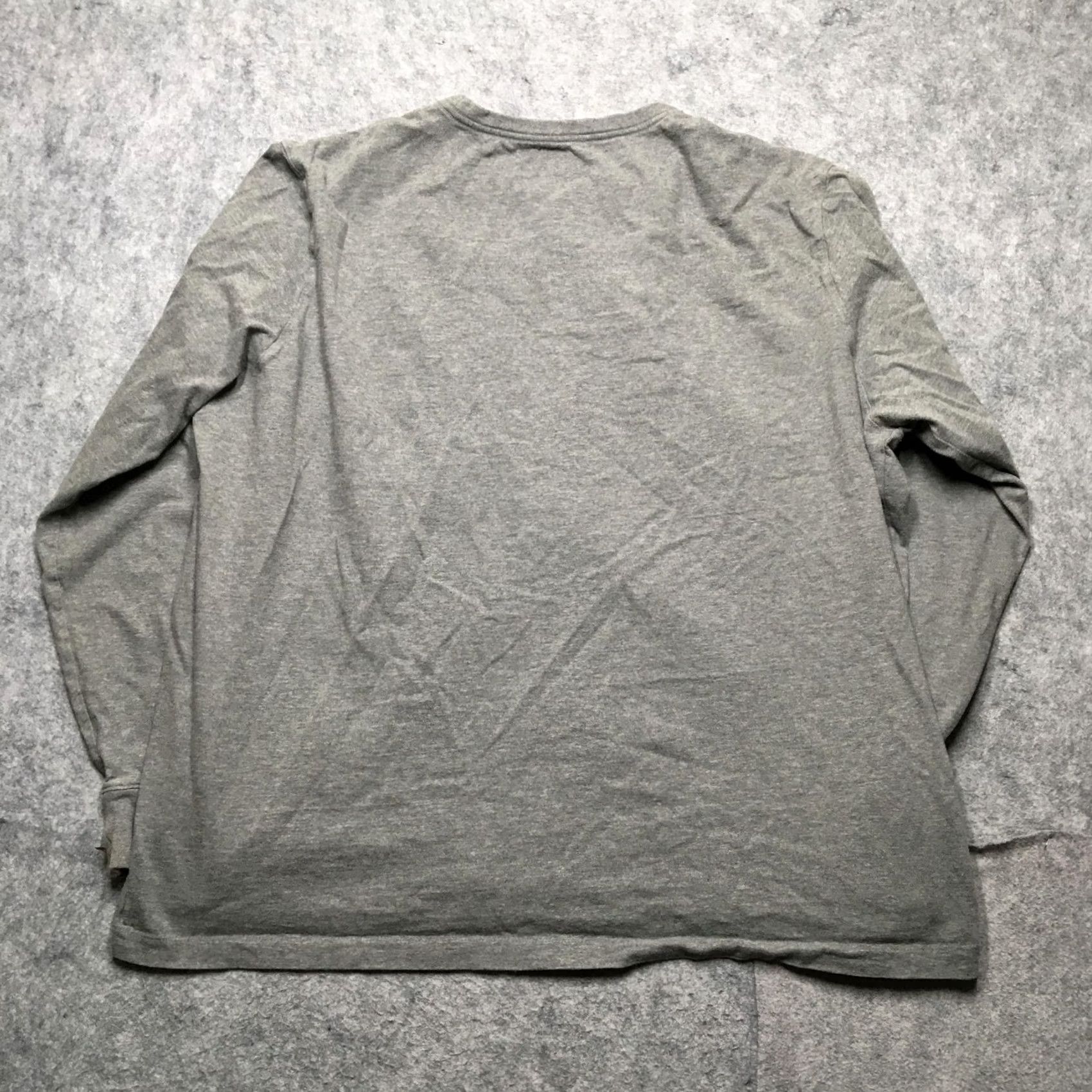 Vintage American Giant Shirt Mens 3XL Gray Long Sleeve Pocket Tee Made in USA Cotton Size US XXL / EU 58 / 5 - 6 Thumbnail