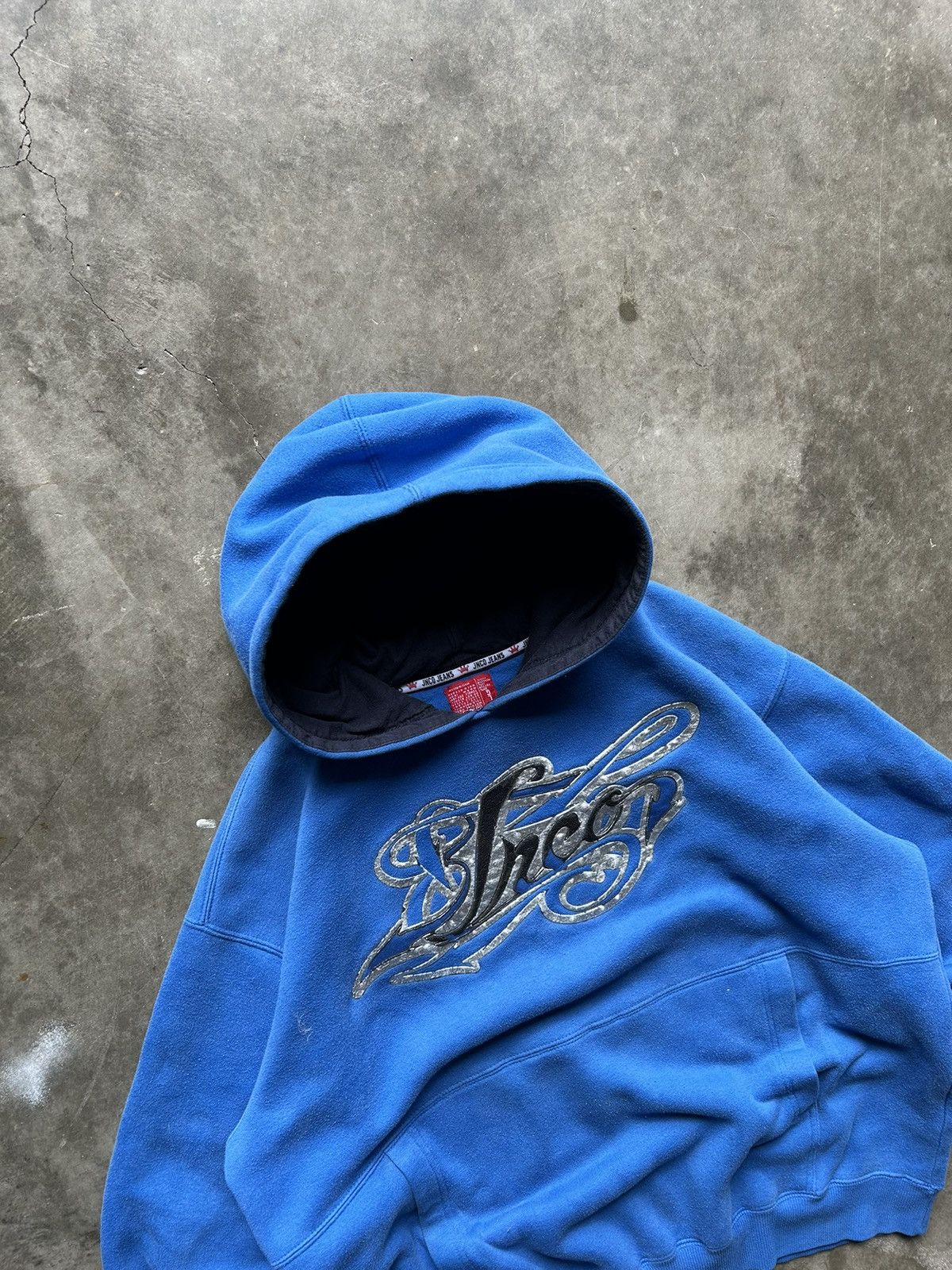 image of Jnco Jeans Hoodie in Blue, Men's (Size XL)