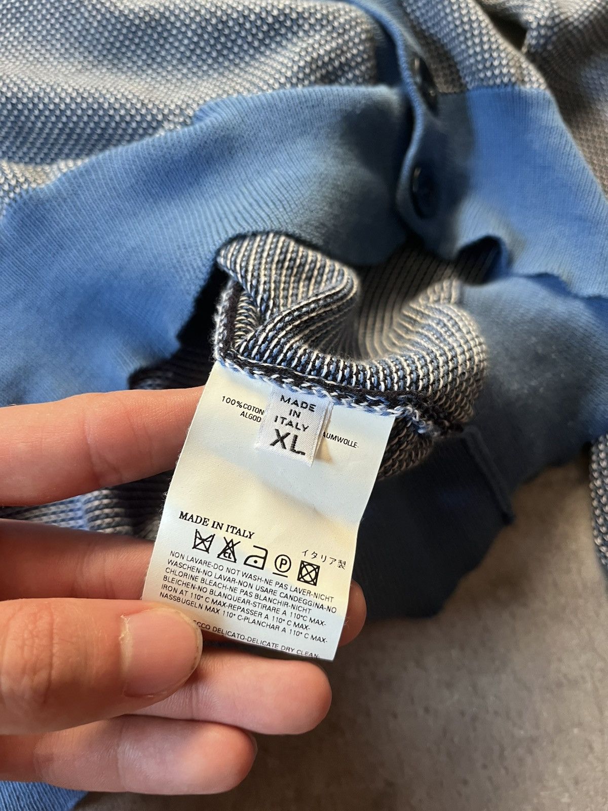 Maison Margiela Maison Margiela S/S 04 cardigan sweater gray blue Size US XL / EU 56 / 4 - 13 Thumbnail