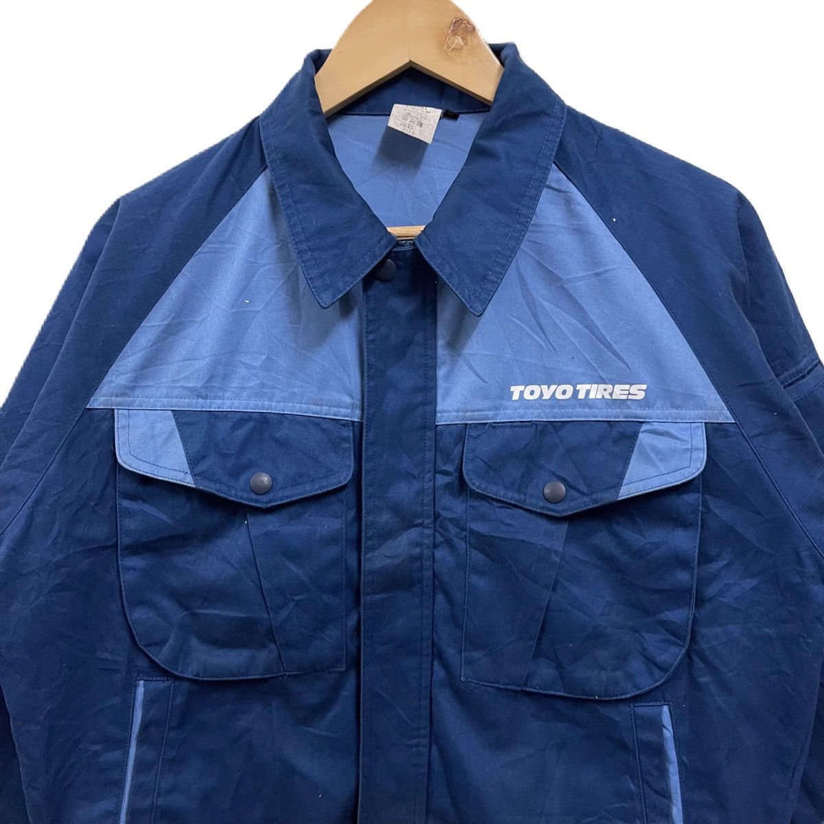 Vintage Vintage 90s TOYO TIRES jacket worker Size US M / EU 48-50 / 2 - 3 Thumbnail