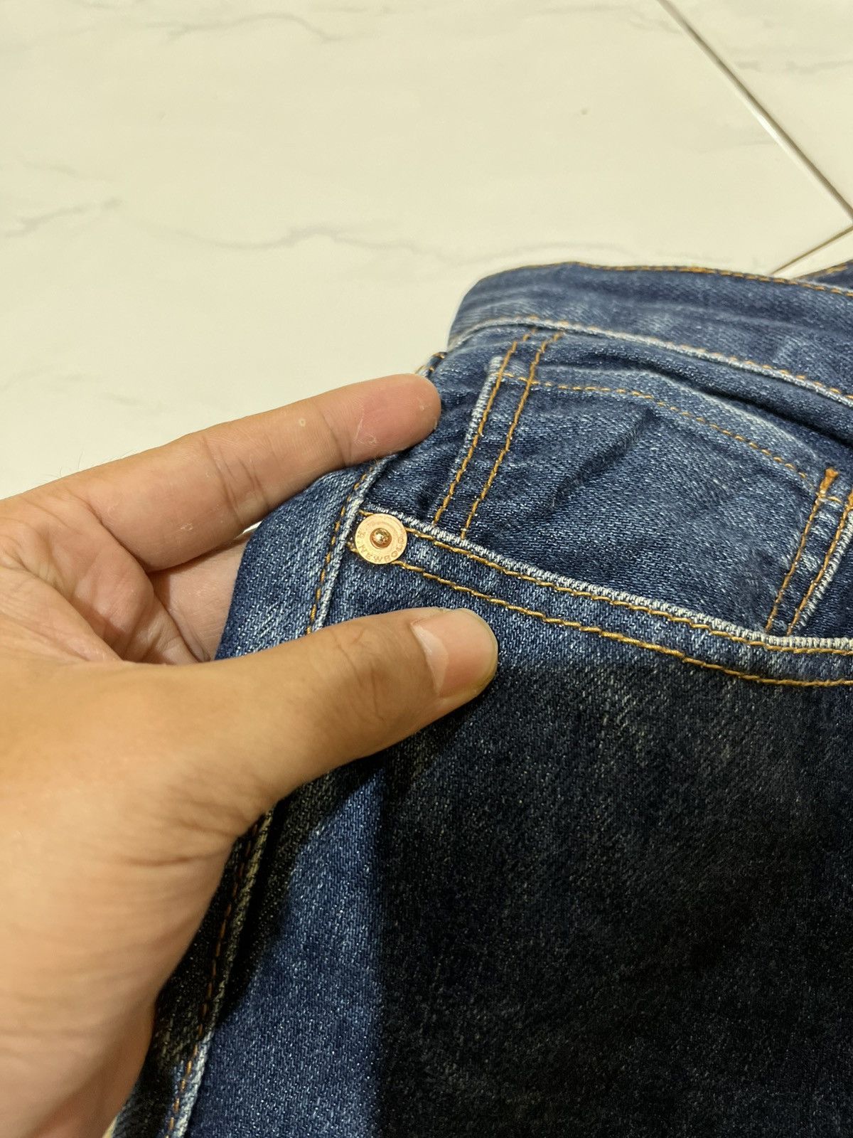 Paul Smith 🔥 Paul Smith R.Newbold Selvedge Denim Pants Size US 29 - 7 Thumbnail