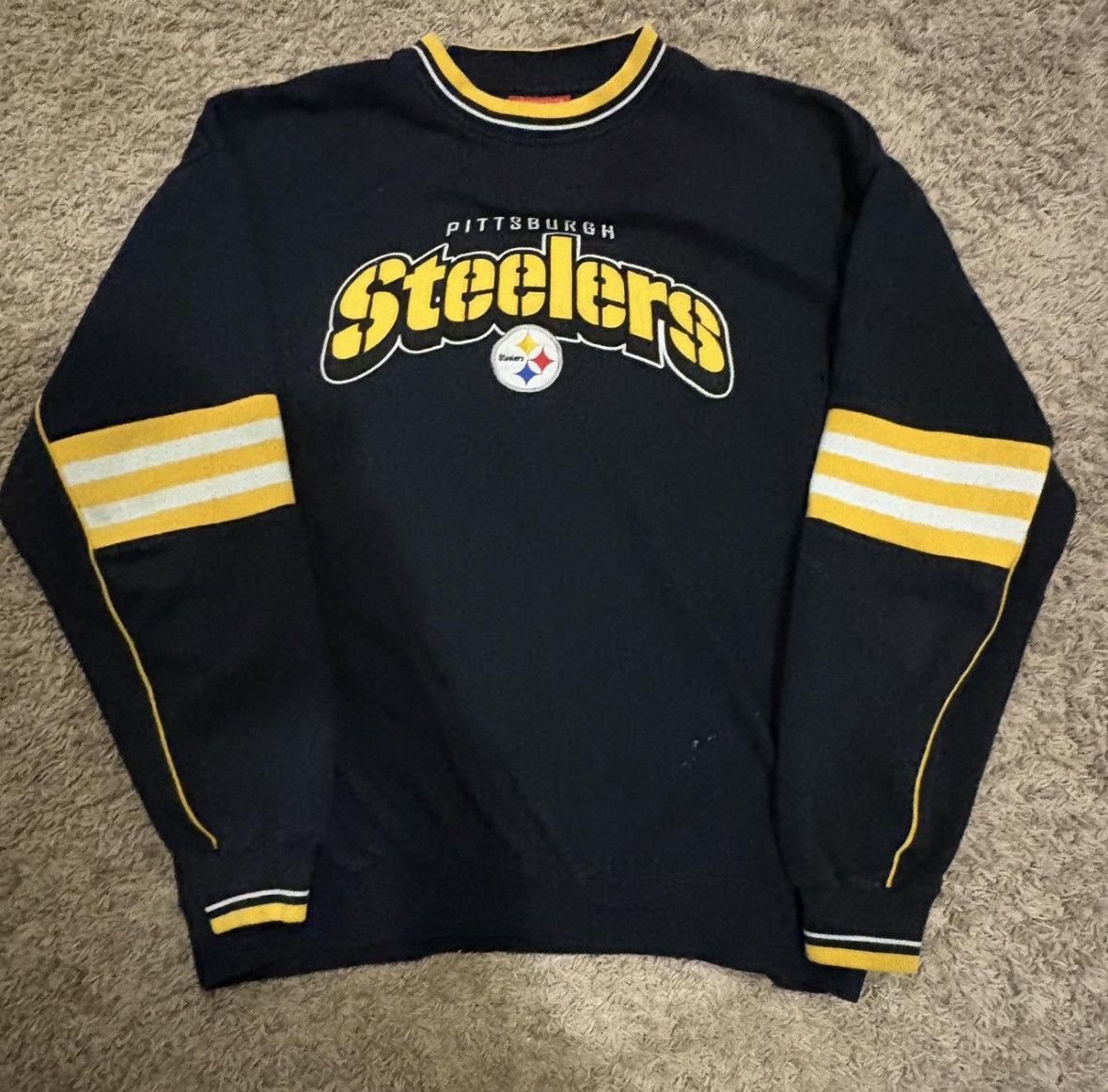 NFL Vintage Steelers Sweater Size US XL / EU 56 / 4 - 1 Thumbnail