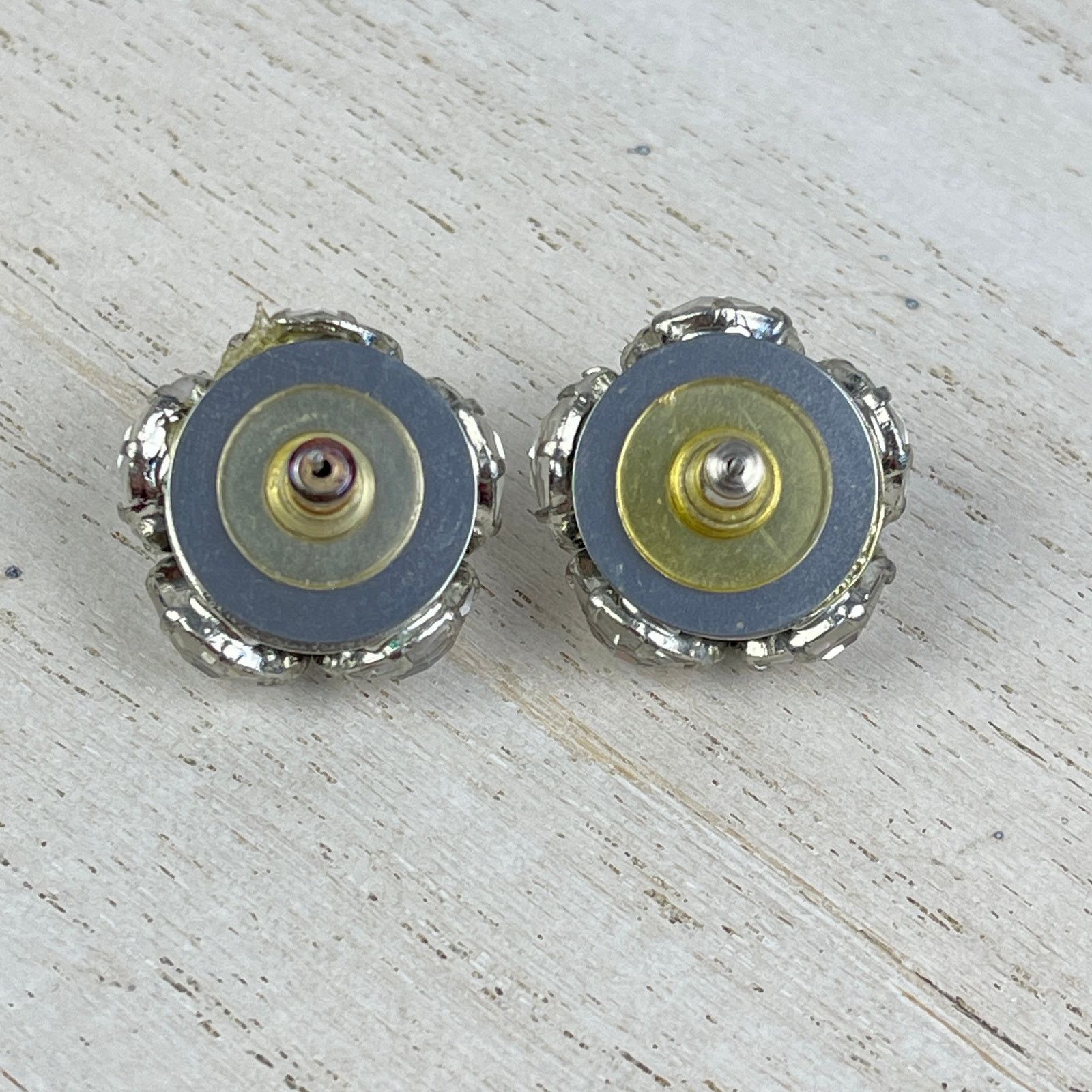 Vintage VTG 80’s CC Courtenay Crystal Star Ball Earrings Rhinestone Size ONE SIZE - 11 Thumbnail