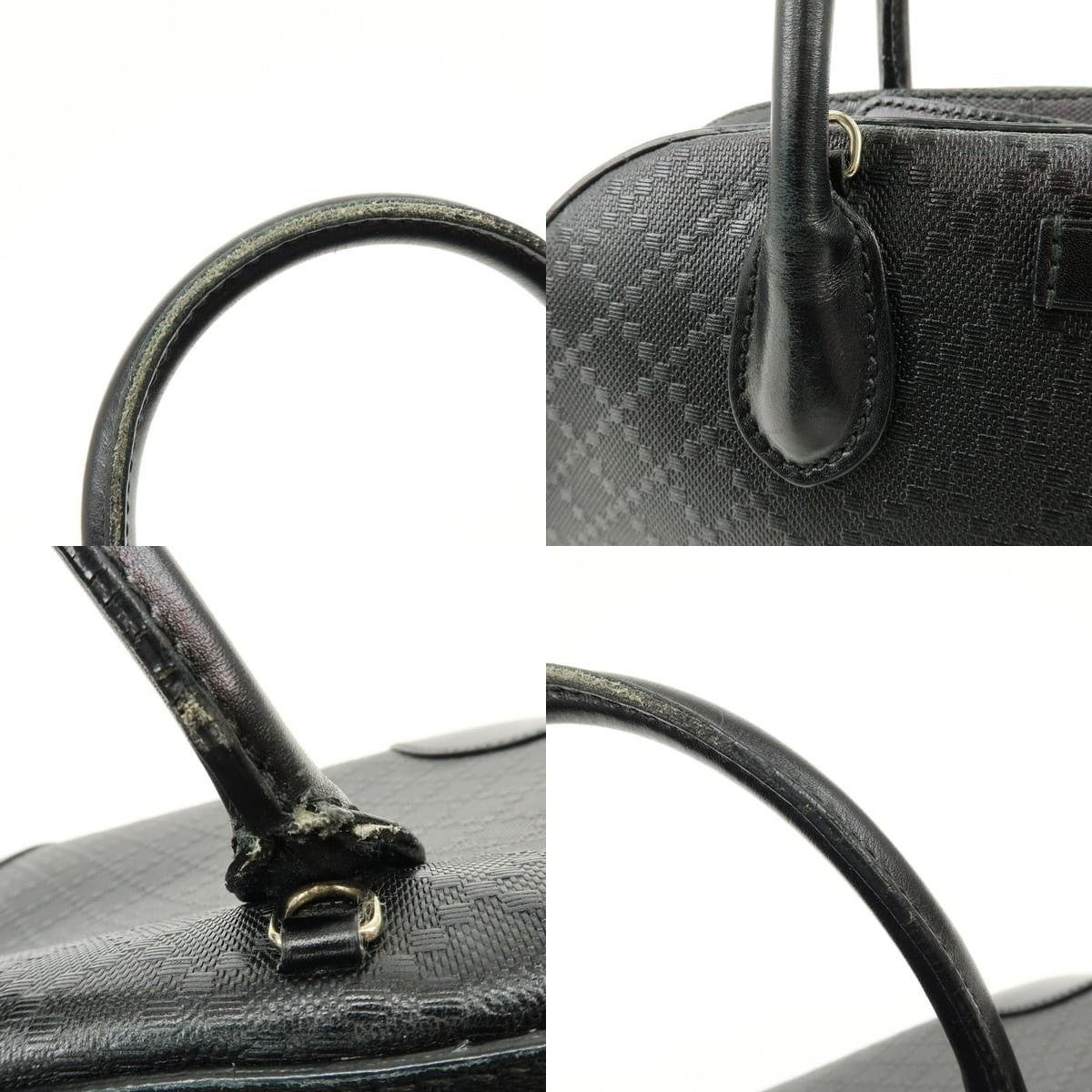 Gucci Gucci Diamante Leather Shoulder Bag Black Size ONE SIZE - 4 Thumbnail