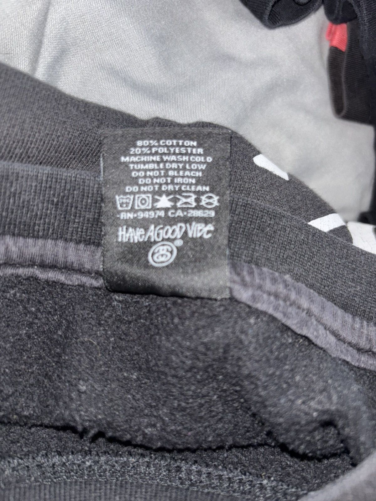 Stussy Stüssy World Tour Black Crewneck Sweatshirt Size US S / EU 44-46 / 1 - 5 Thumbnail