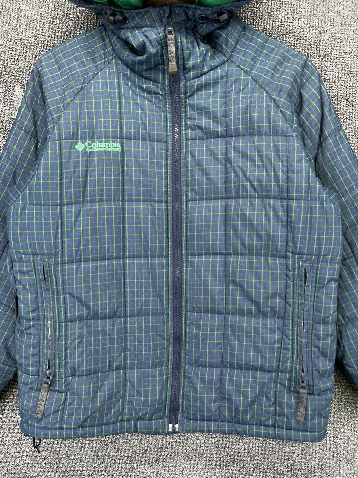 Columbia Vintage Columbia Rare Design Hooded Down Jacket Size US XS / EU 42 / 0 - 5 Thumbnail