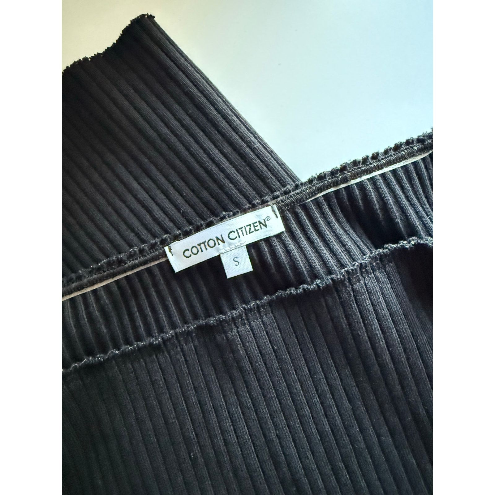 COTTONCITIZEN $185 New Cotton Citizen Ribbed Boatneck Mini Dress Black S Size S / US 4 / IT 40 - 6 Thumbnail