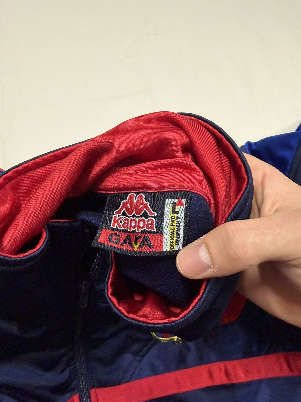 Kappa 1992-1995 FC Barcelona Kappa Track Jacket Size US XL / EU 56 / 4 - 5 Thumbnail
